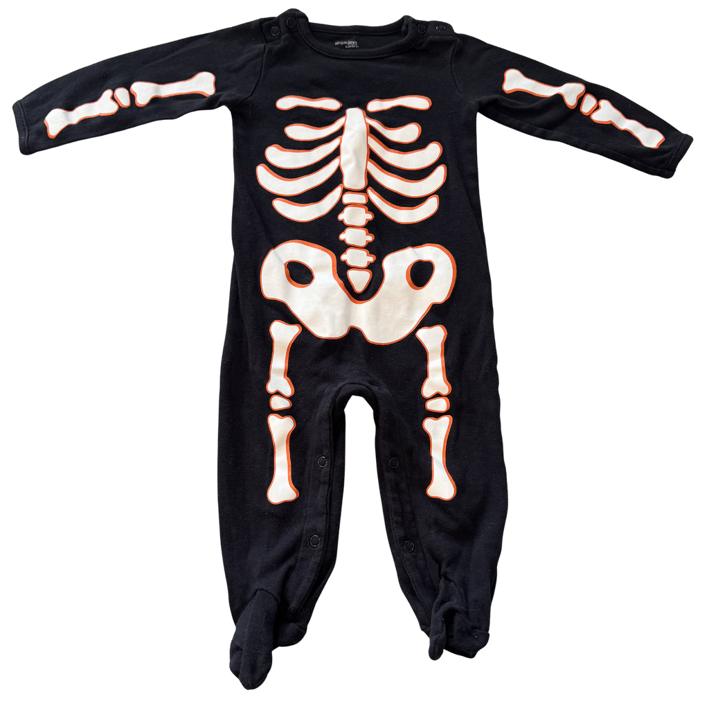 Boys 6-9 Month Halloween Footed Pajamas