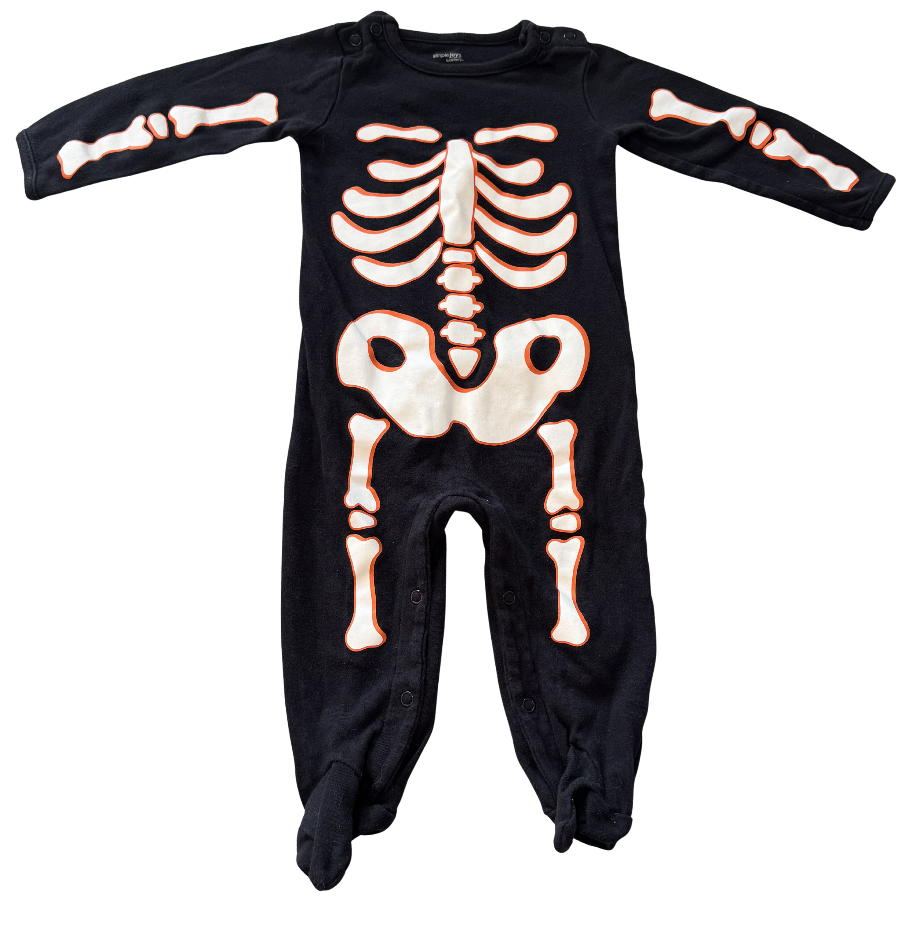 Boys 6-9 Month Halloween Footed Pajamas