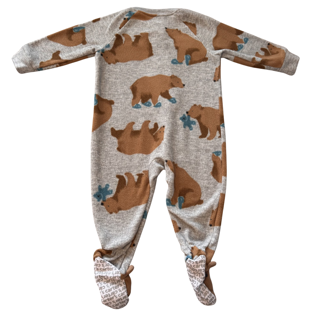 Boys 6-9 Month Footed Pajamas with Zipper
