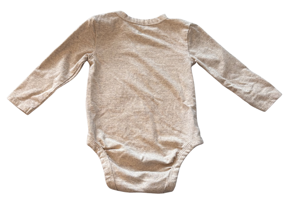 Boys 6-9 Month Long Sleeve Onesie