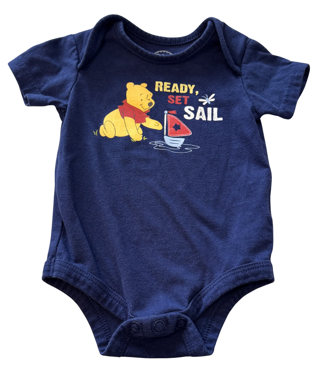 Boys 6-9 Month Winnie the Pooh Short Sleeve Onesie