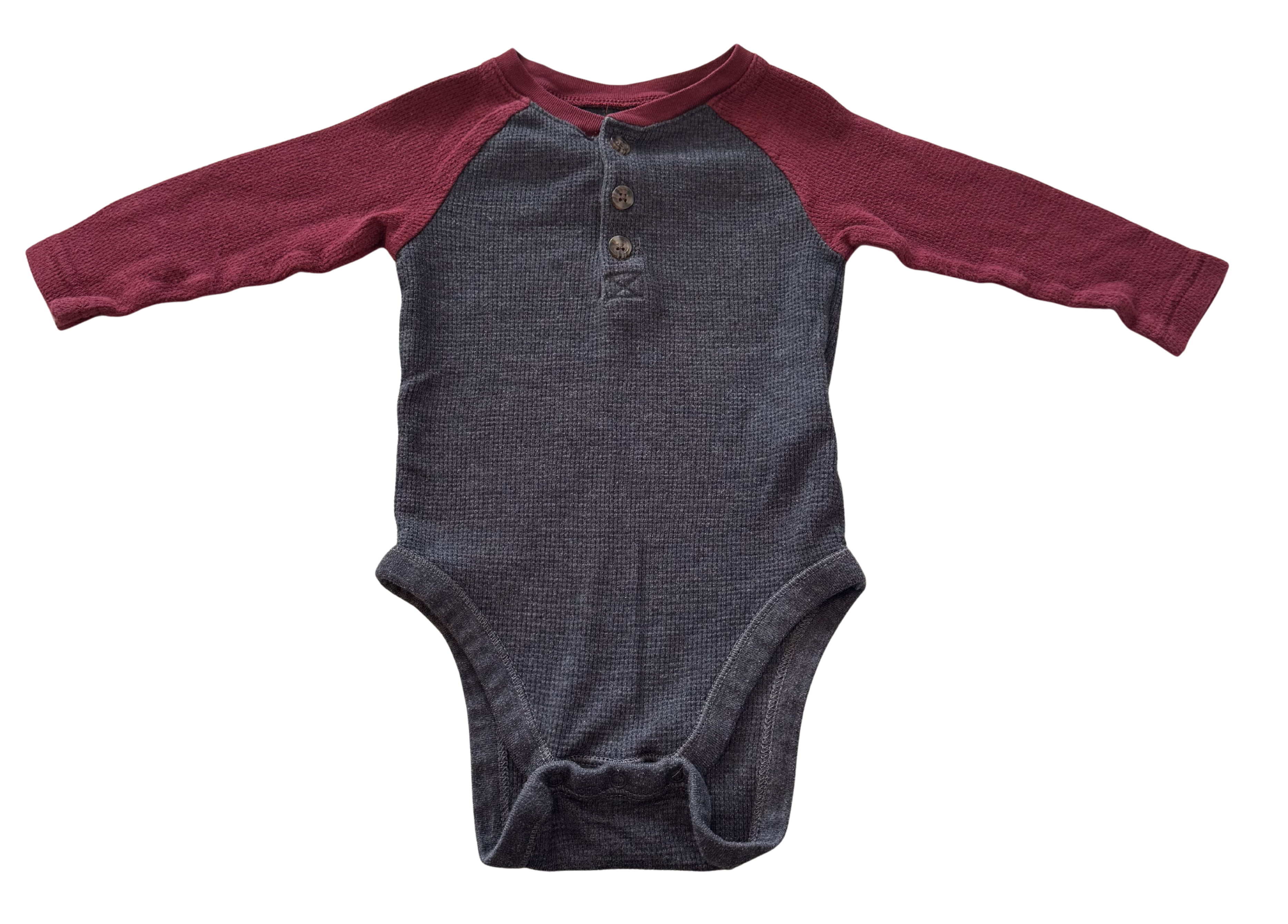 Boys 6-12 Month Long Sleeve Onesie
