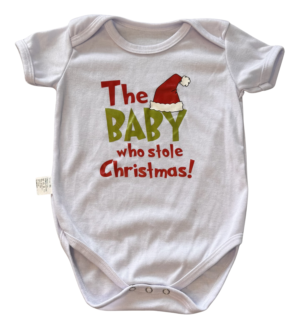 Boys 6-12 Month Short Sleeve Grinch Onesie