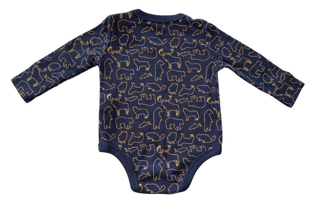 Boys 6-12 Month Long Sleeve Onesie