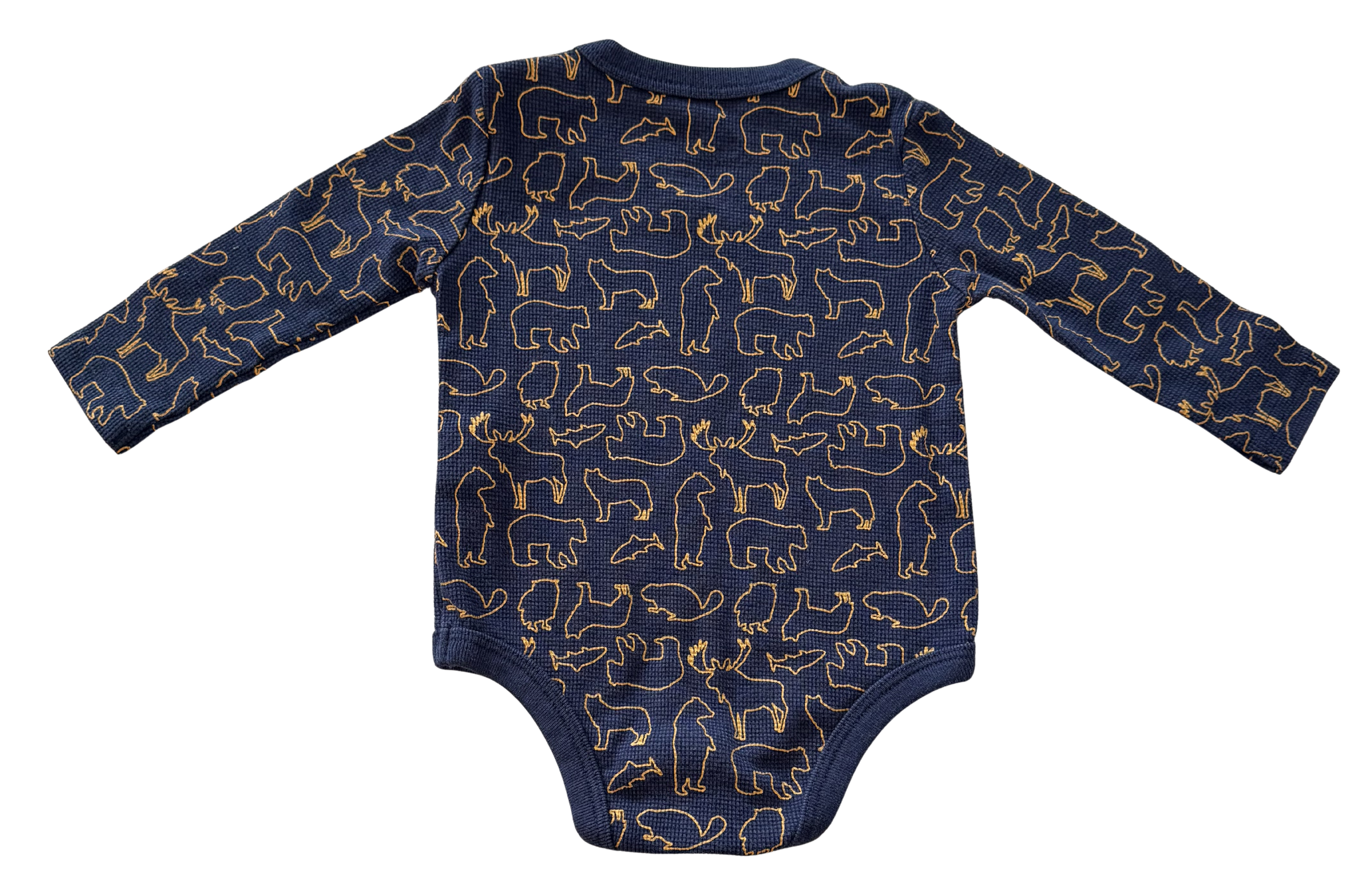 Boys 6-12 Month Long Sleeve Onesie