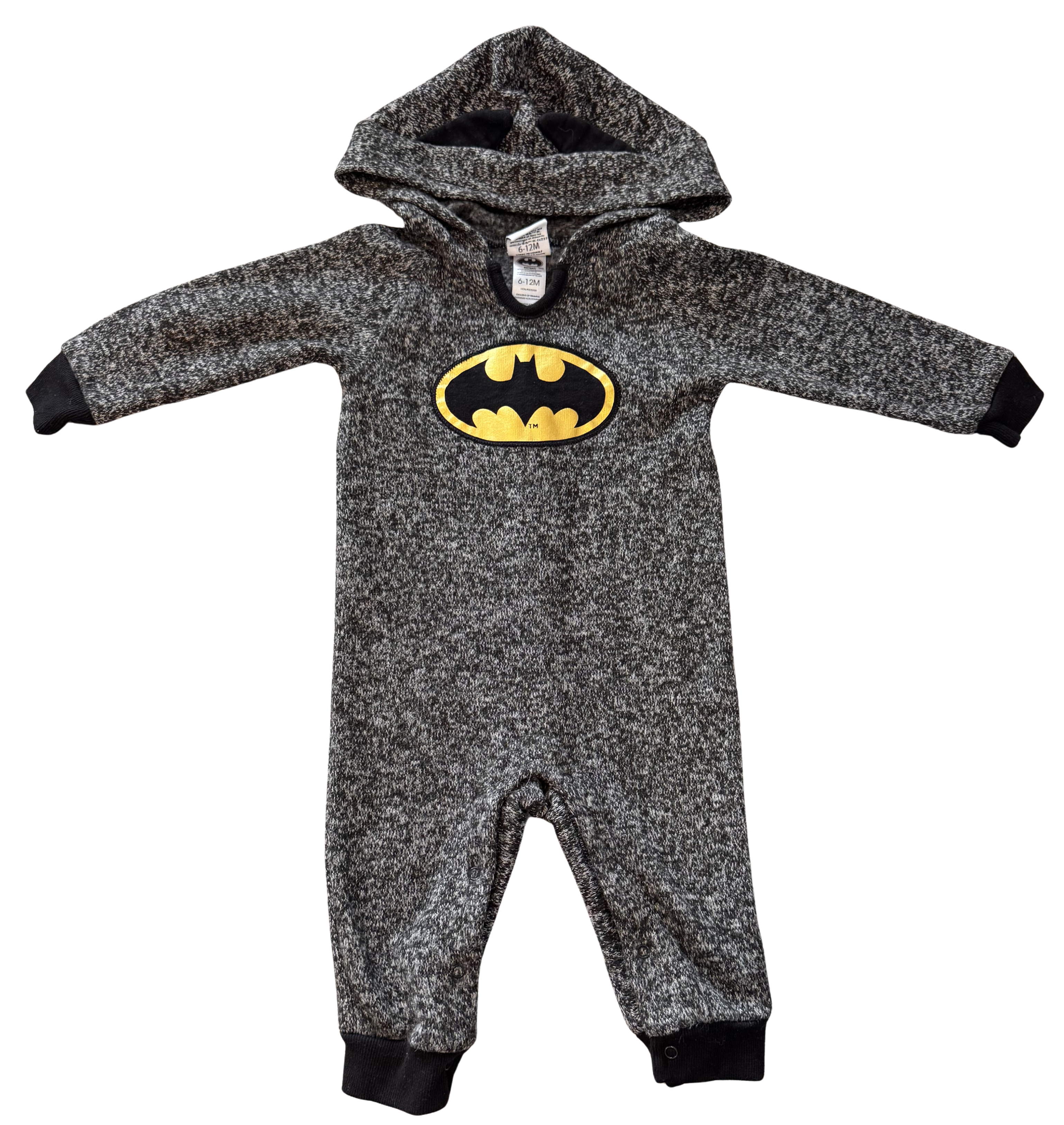 Boys 6-12 Month Batman Pajamas with Hood