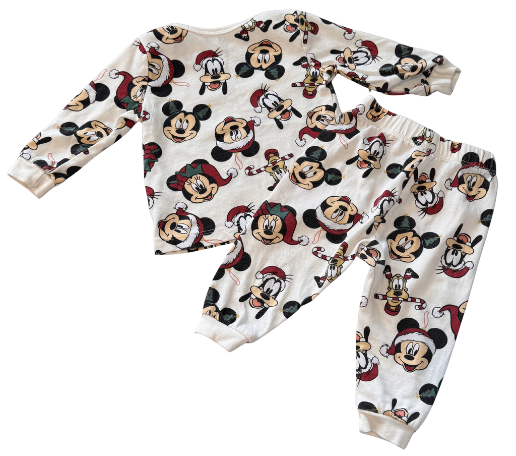 Boys 6-12 Month Mickey and Friends Christmas Pajamas