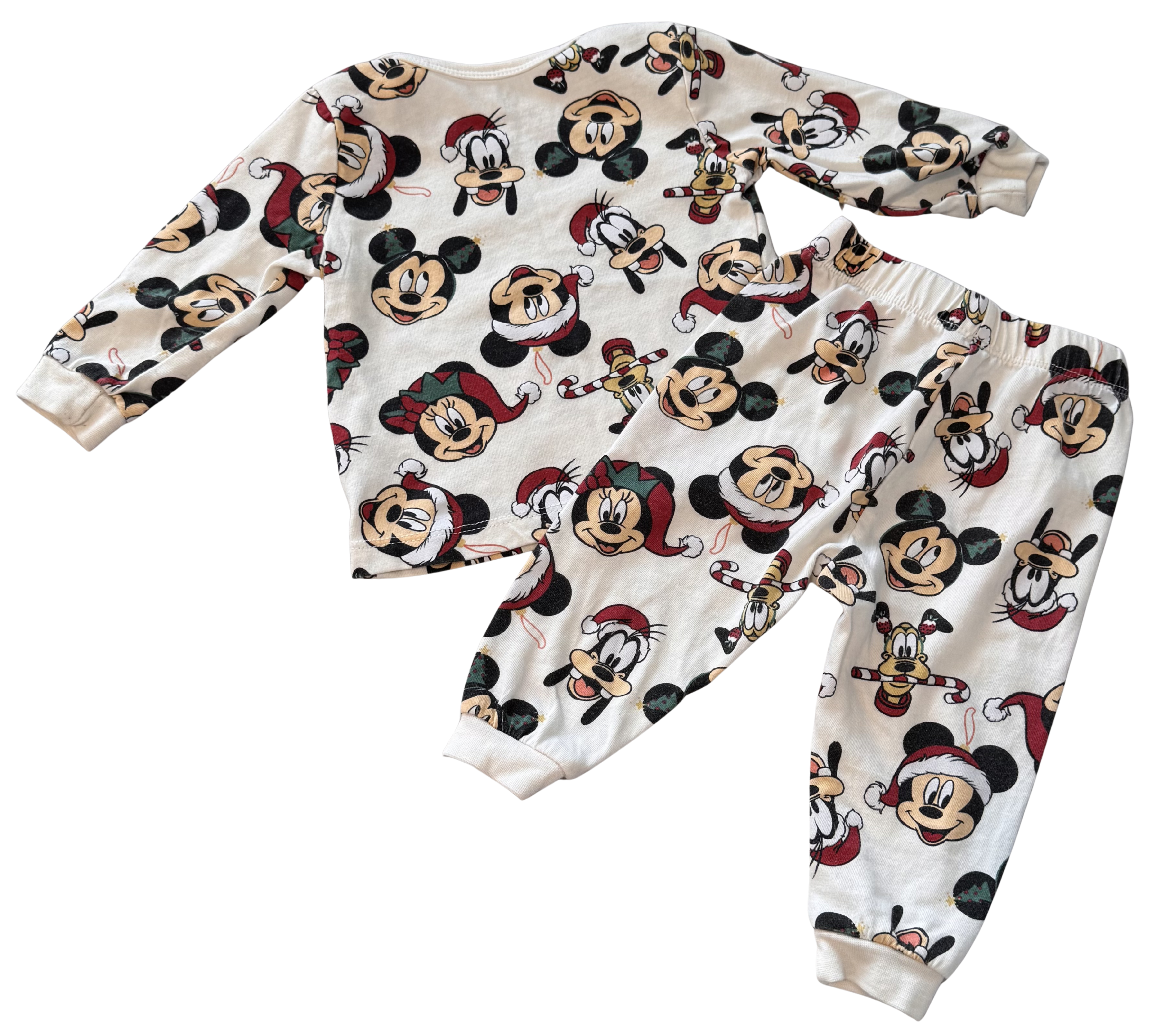 Boys 6-12 Month Mickey and Friends Christmas Pajamas
