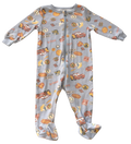 Boys 6-12 Month Cars Footed Pajamas with Zipper