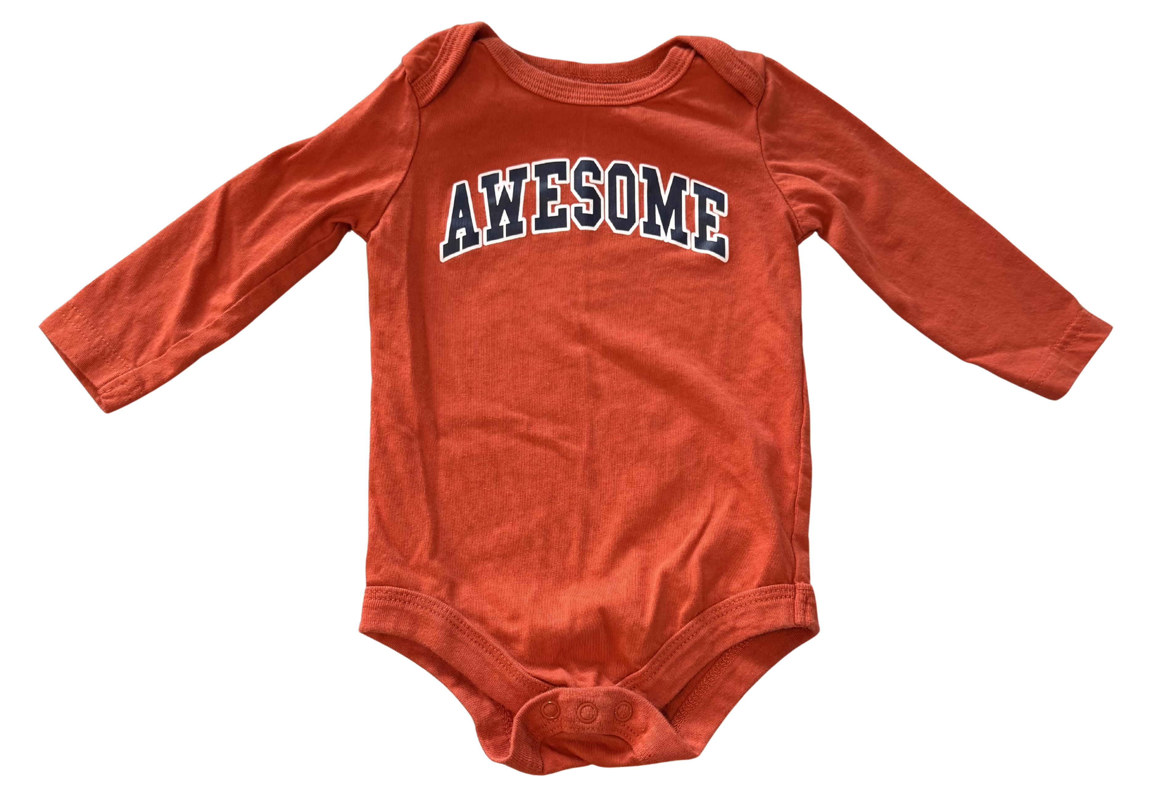 Boys 6-12 Month Long Sleeve Onesie