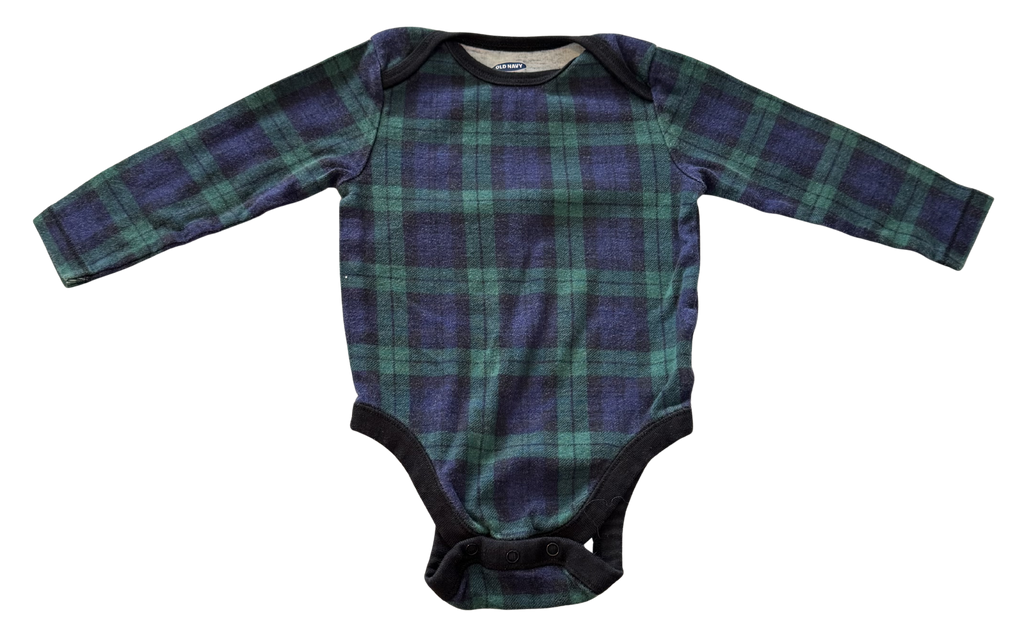 Boys 6-12 Month Long Sleeve Onesie