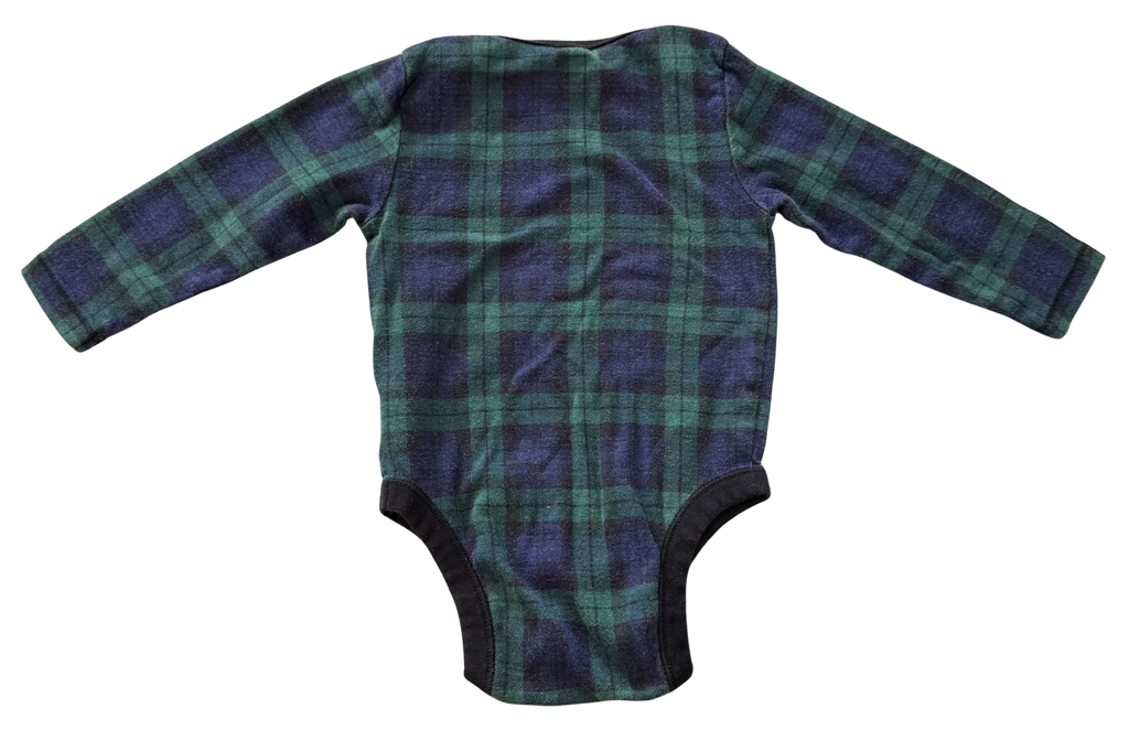 Boys 6-12 Month Long Sleeve Onesie