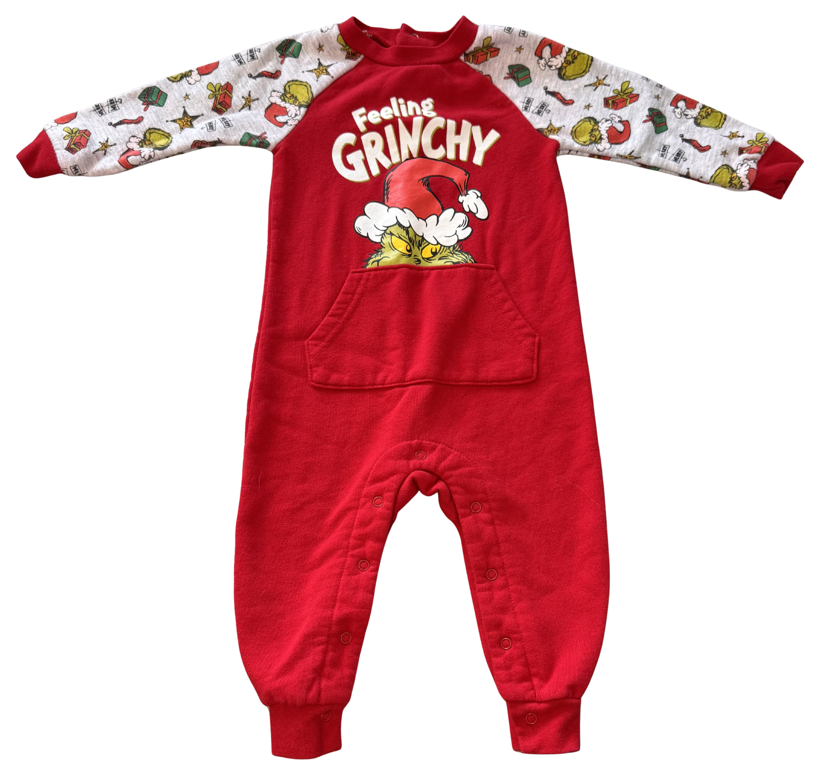 Boys 6-12 Month Grinch Christmas Pajamas