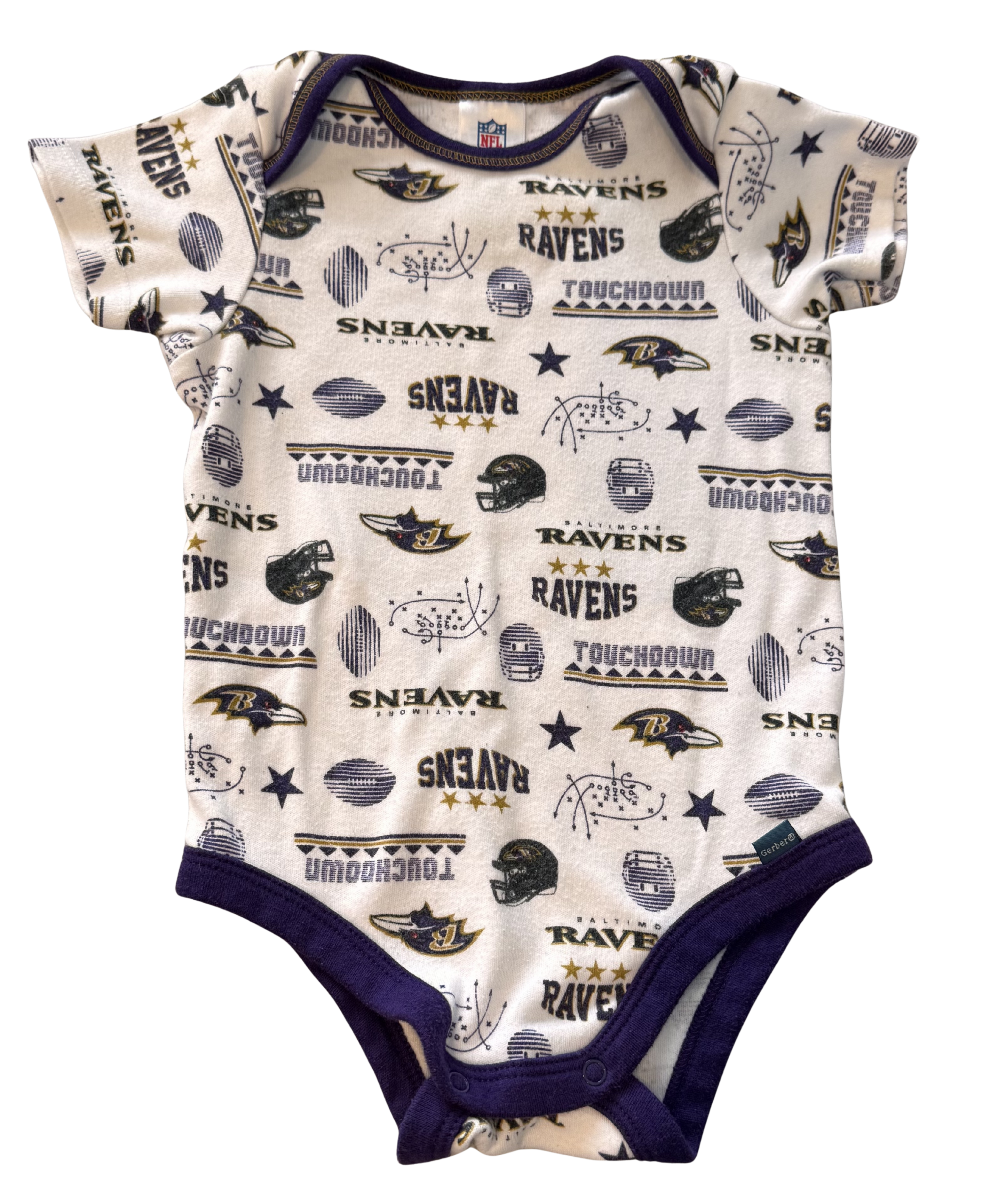 Boys 6-12 Month Short Sleeve Onesie