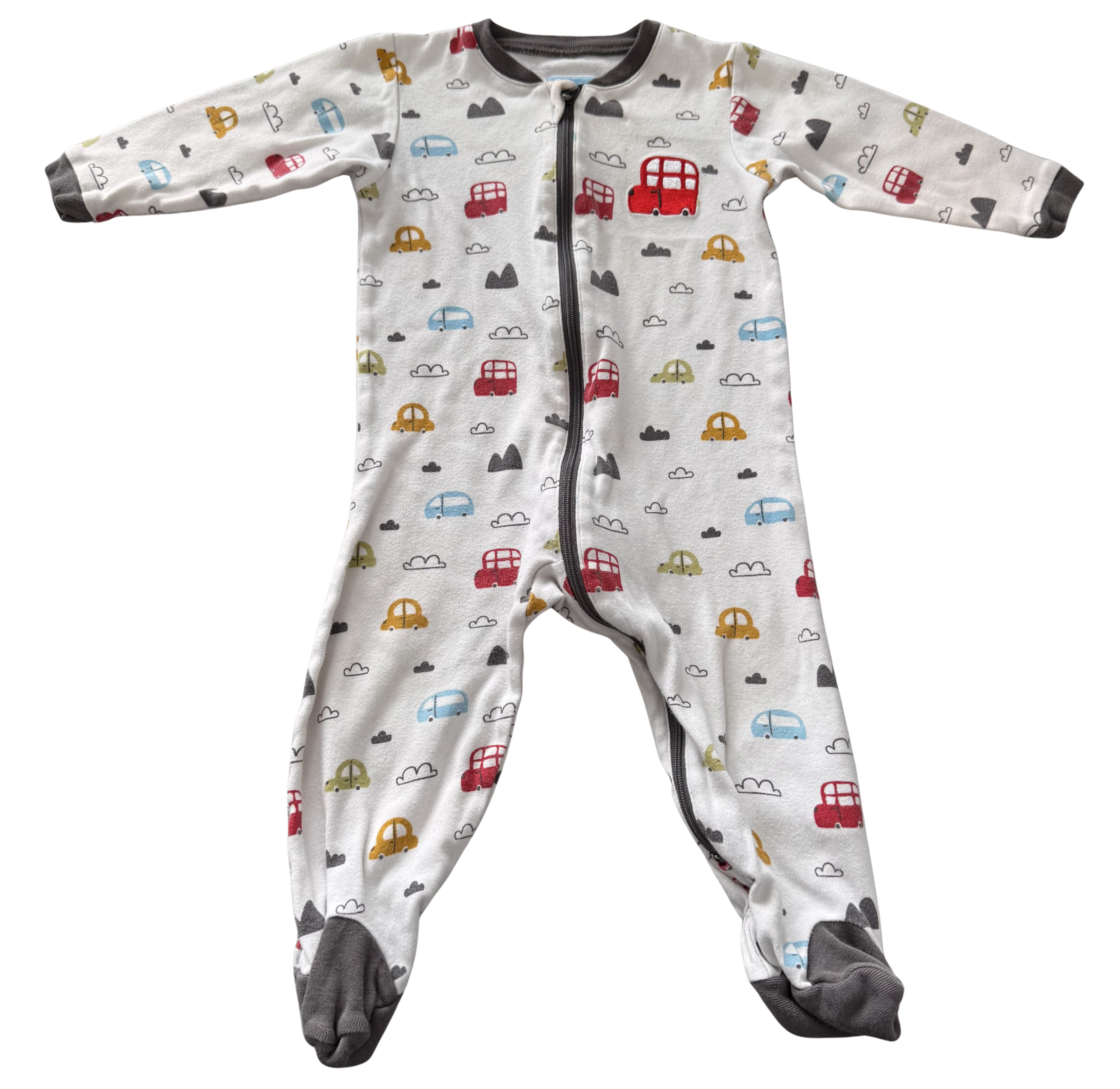Boys 9 Month Foote Pajamas with Zipper