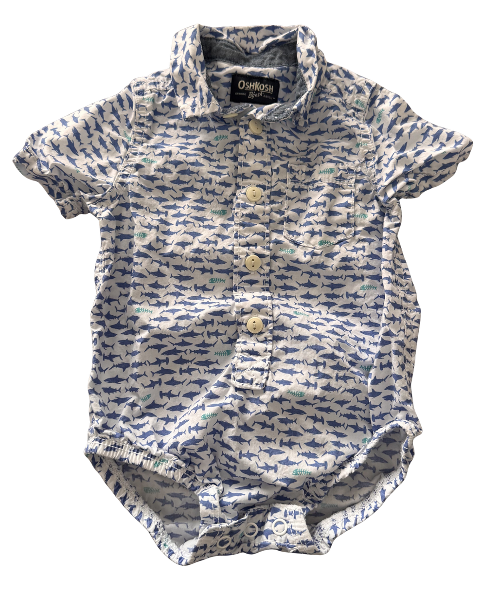 Boys 9 Month Short Sleeve Onesie