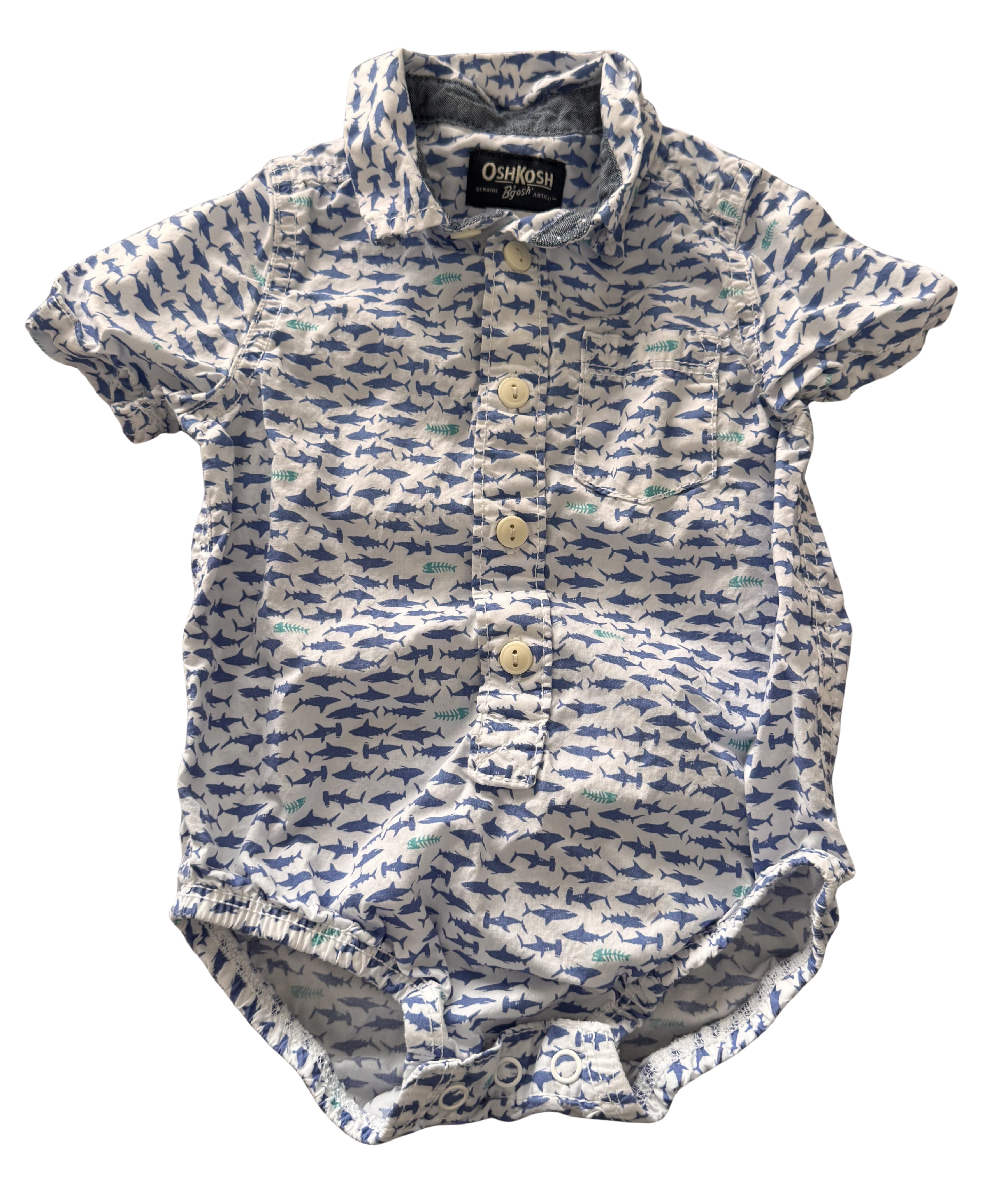 Boys 9 Month Short Sleeve Onesie