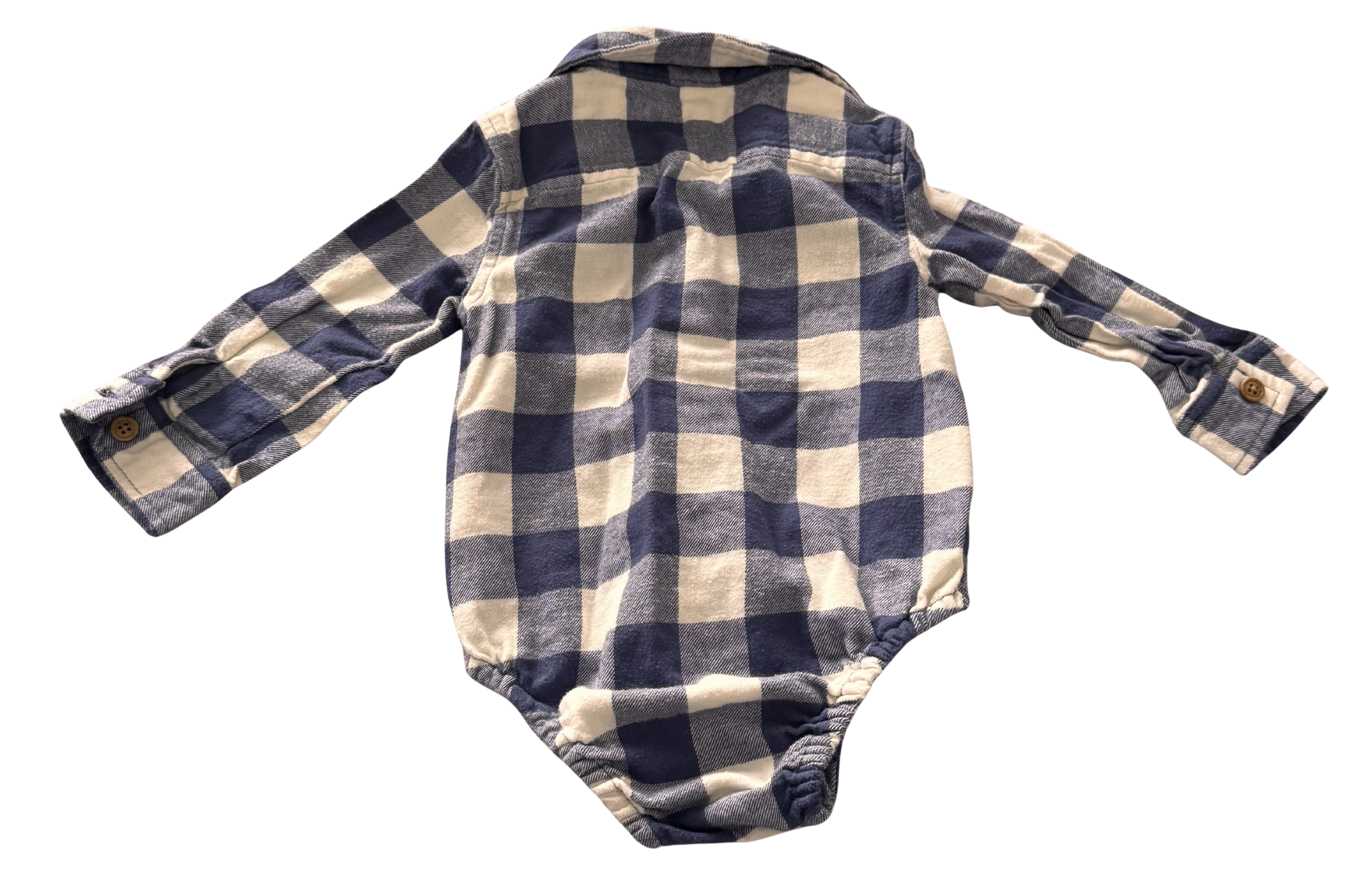 Boys 6-9 Month Long Sleeve Onesie