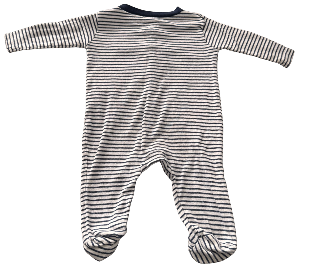 Boys 12 Month Oilers Footed Pajamas