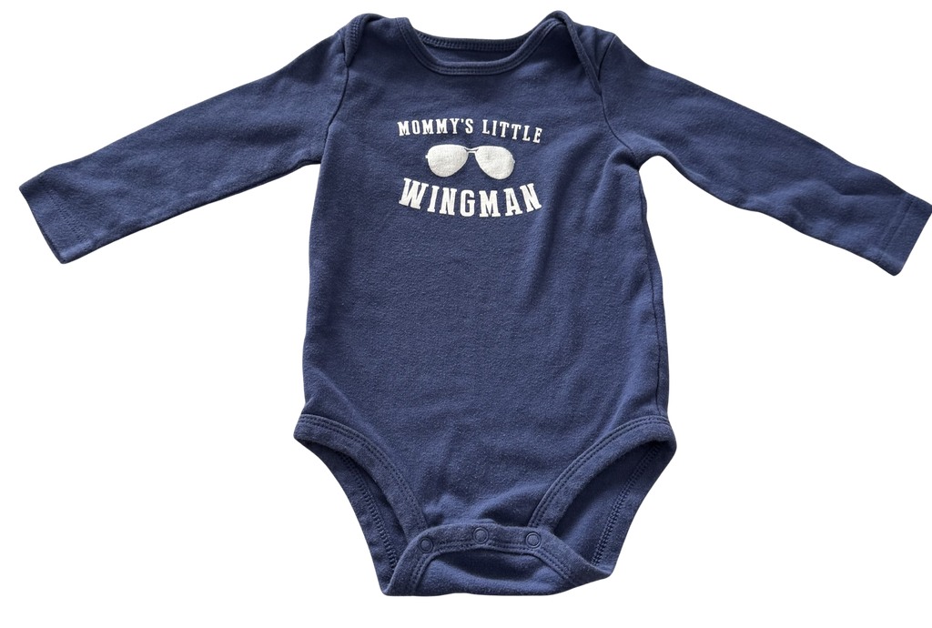 Boys 12 Month Long Sleeve Onesie