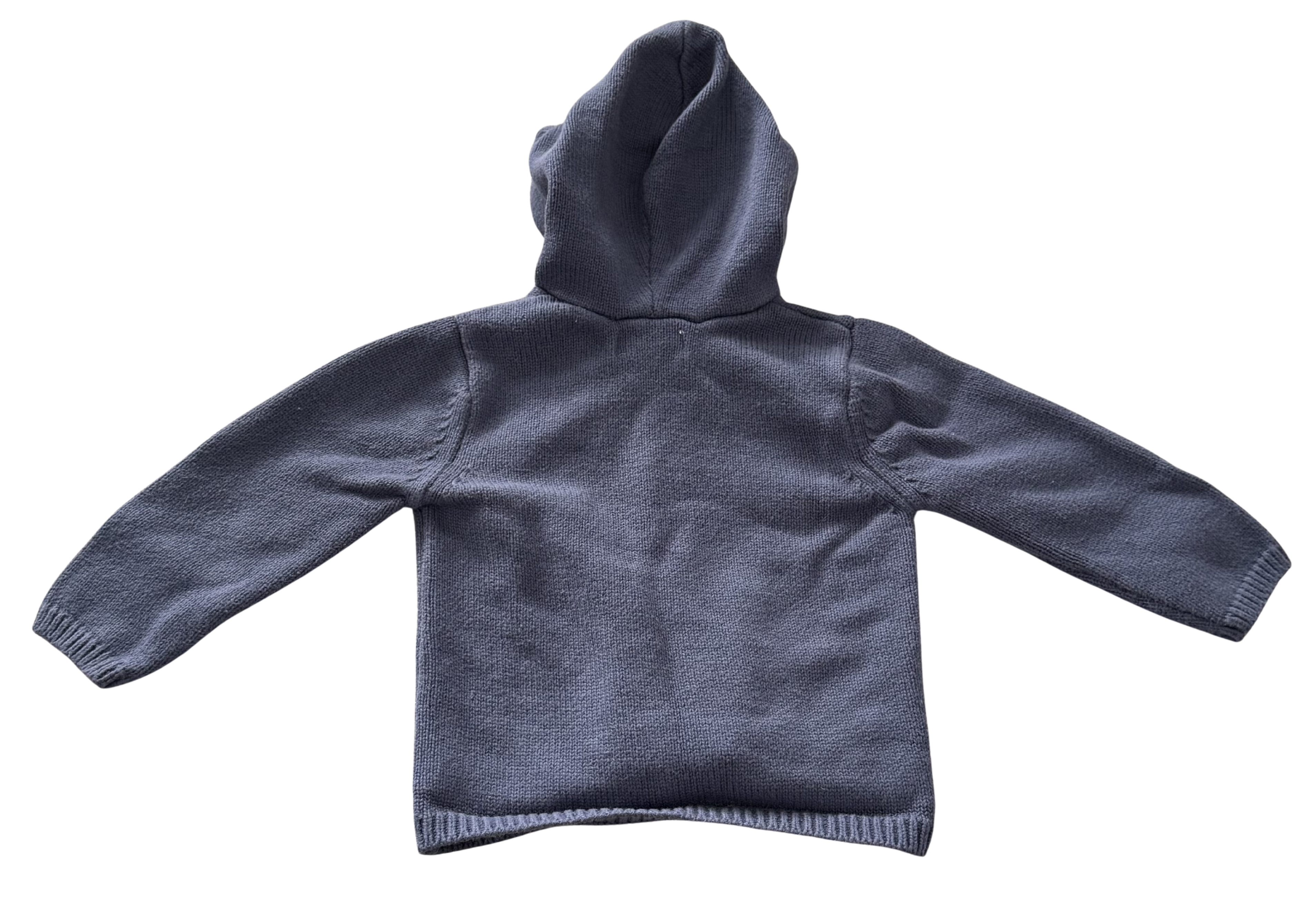 Boys 12 Month Button Up Sweater with Hood