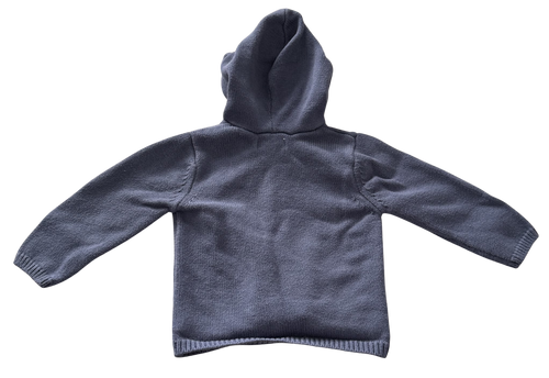 Boys 12 Month Button Up Sweater with Hood