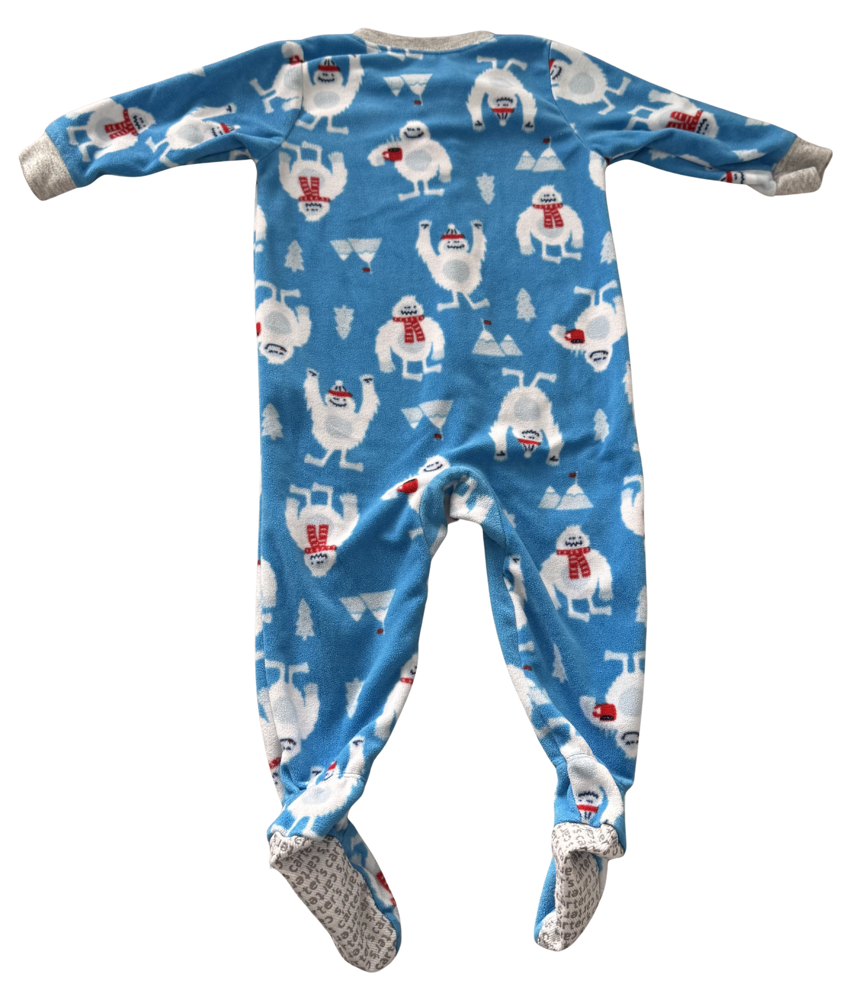 Boys 12 Month Footed Pajamas with Zipper