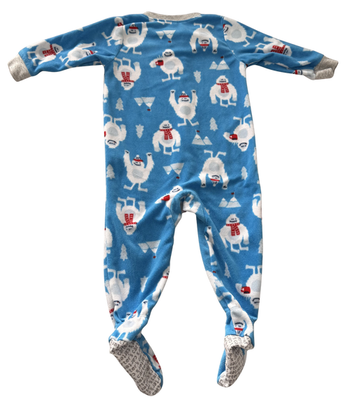 Boys 12 Month Footed Pajamas with Zipper