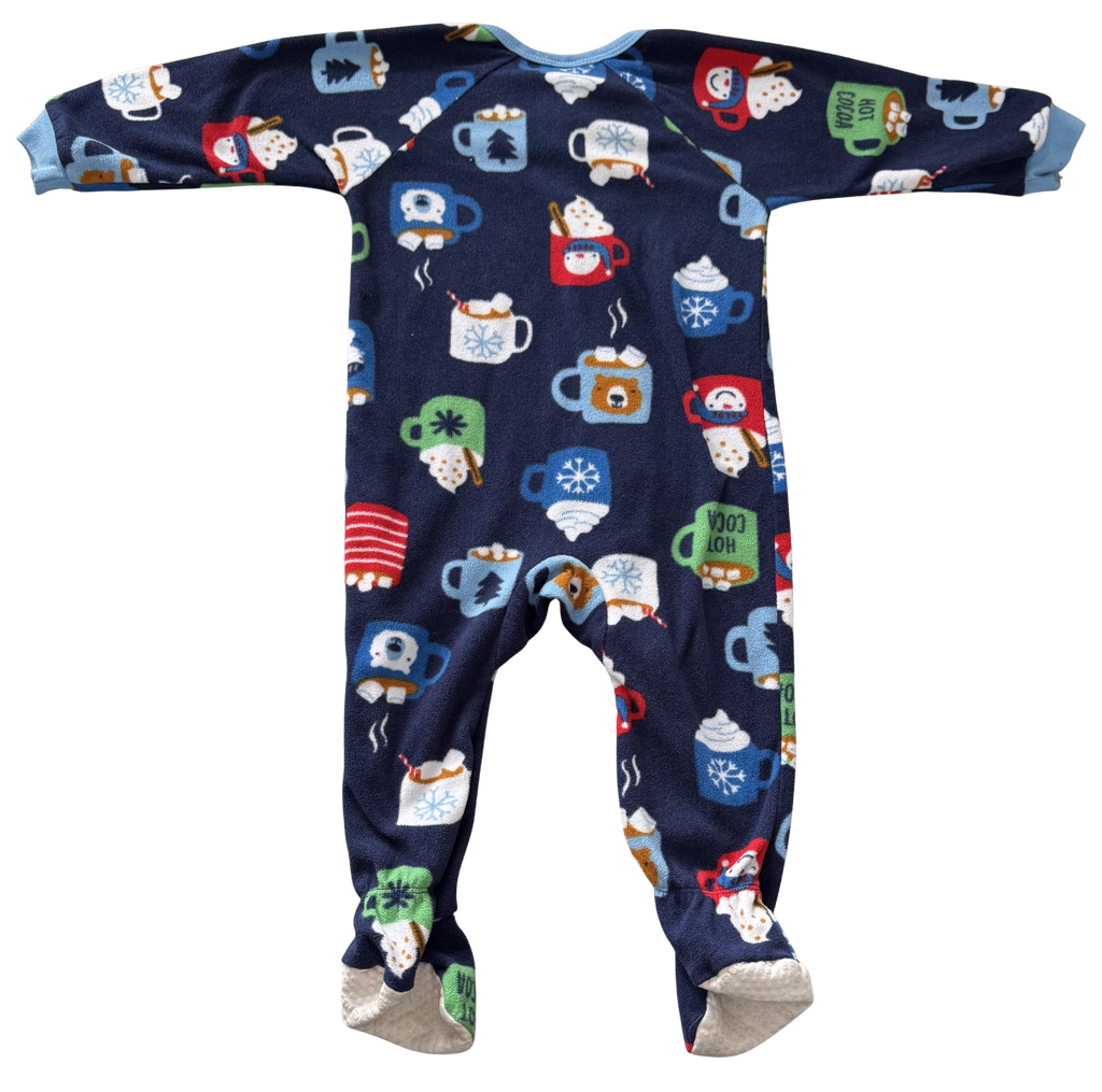 Boys 12 Month Footed Pajamas with Zipper