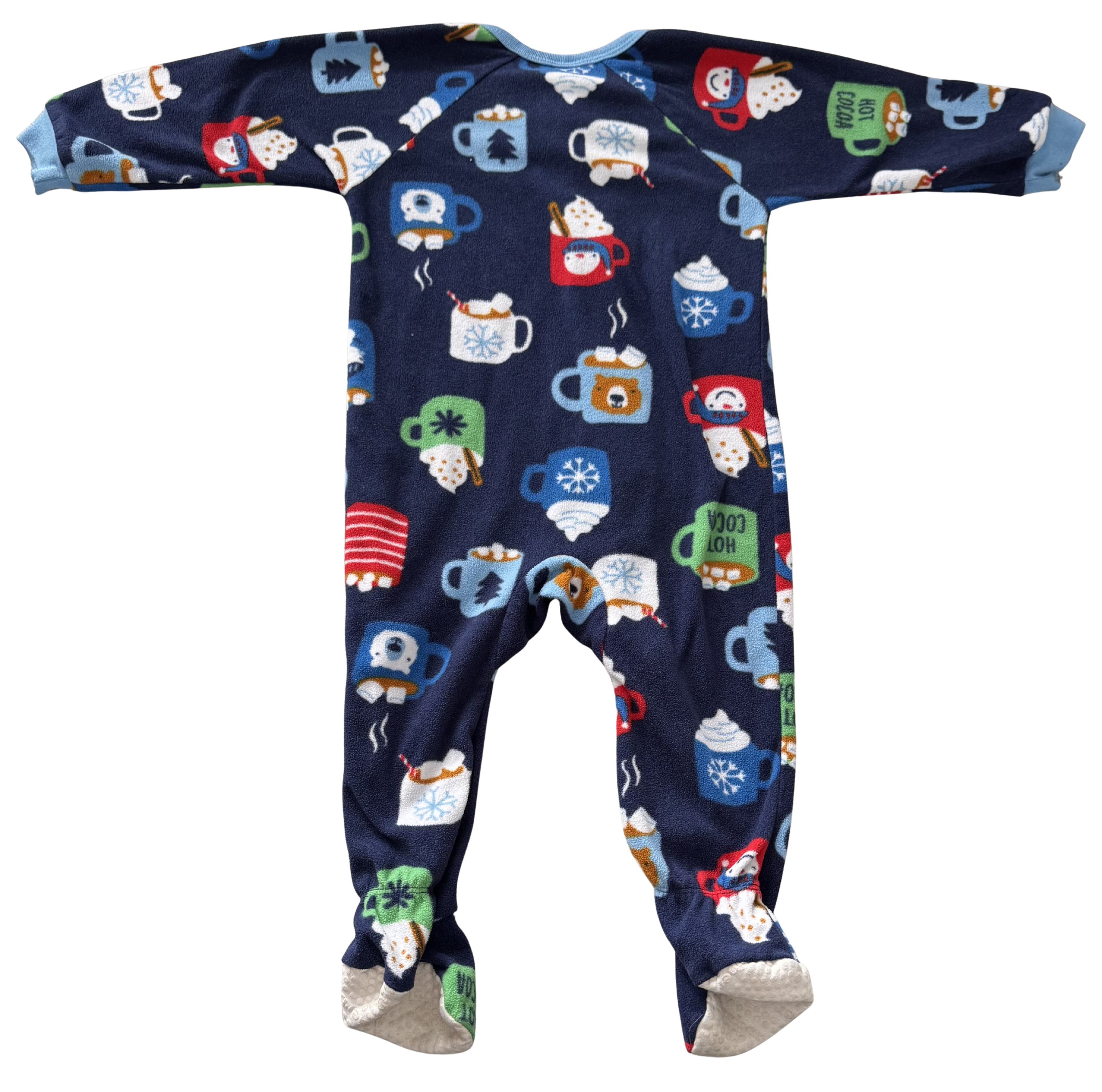 Boys 12 Month Footed Pajamas with Zipper