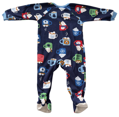 Boys 12 Month Footed Pajamas with Zipper
