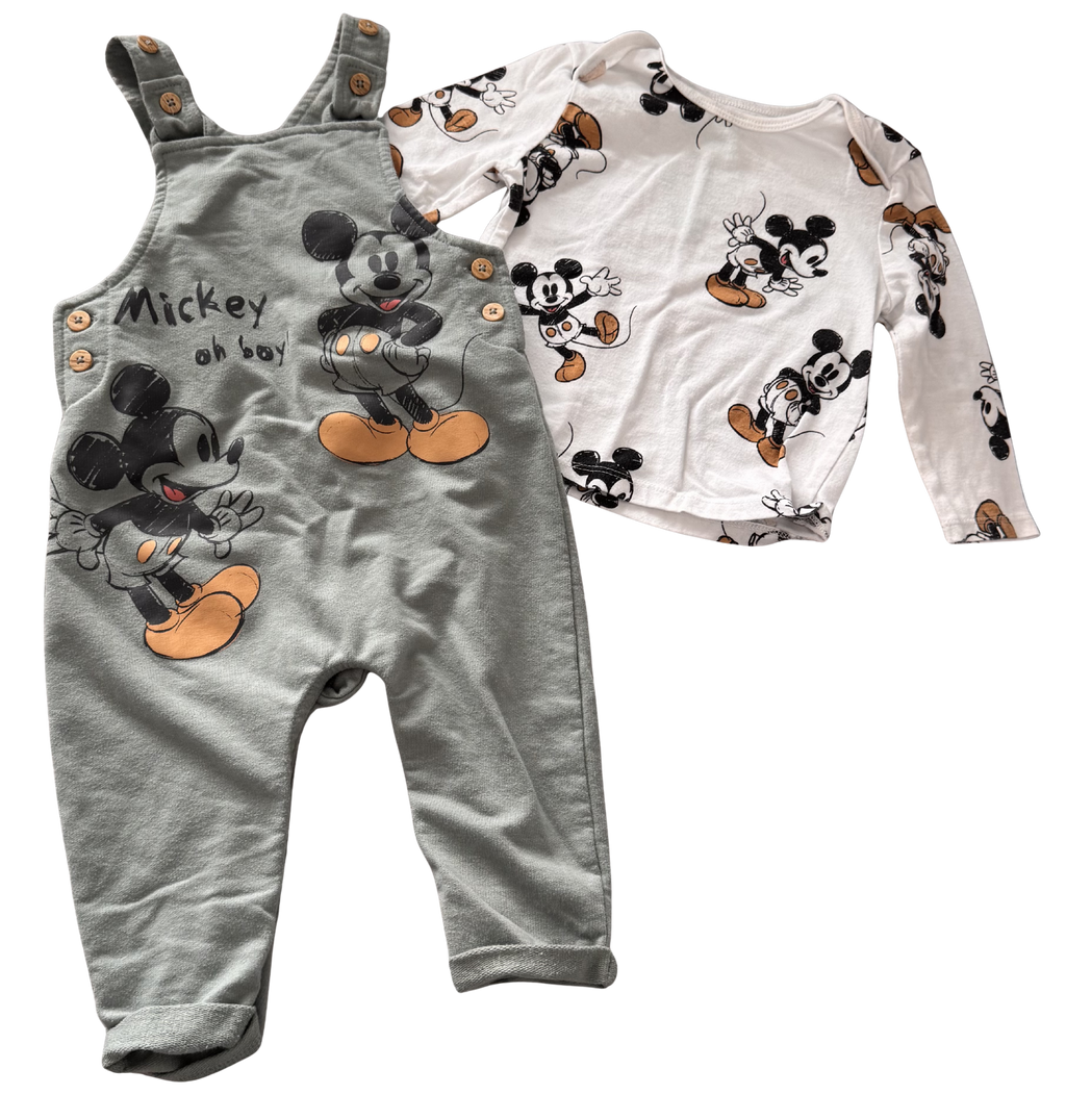 Boys 12-18 Month Mickey Mouse 2-Piece Outfit