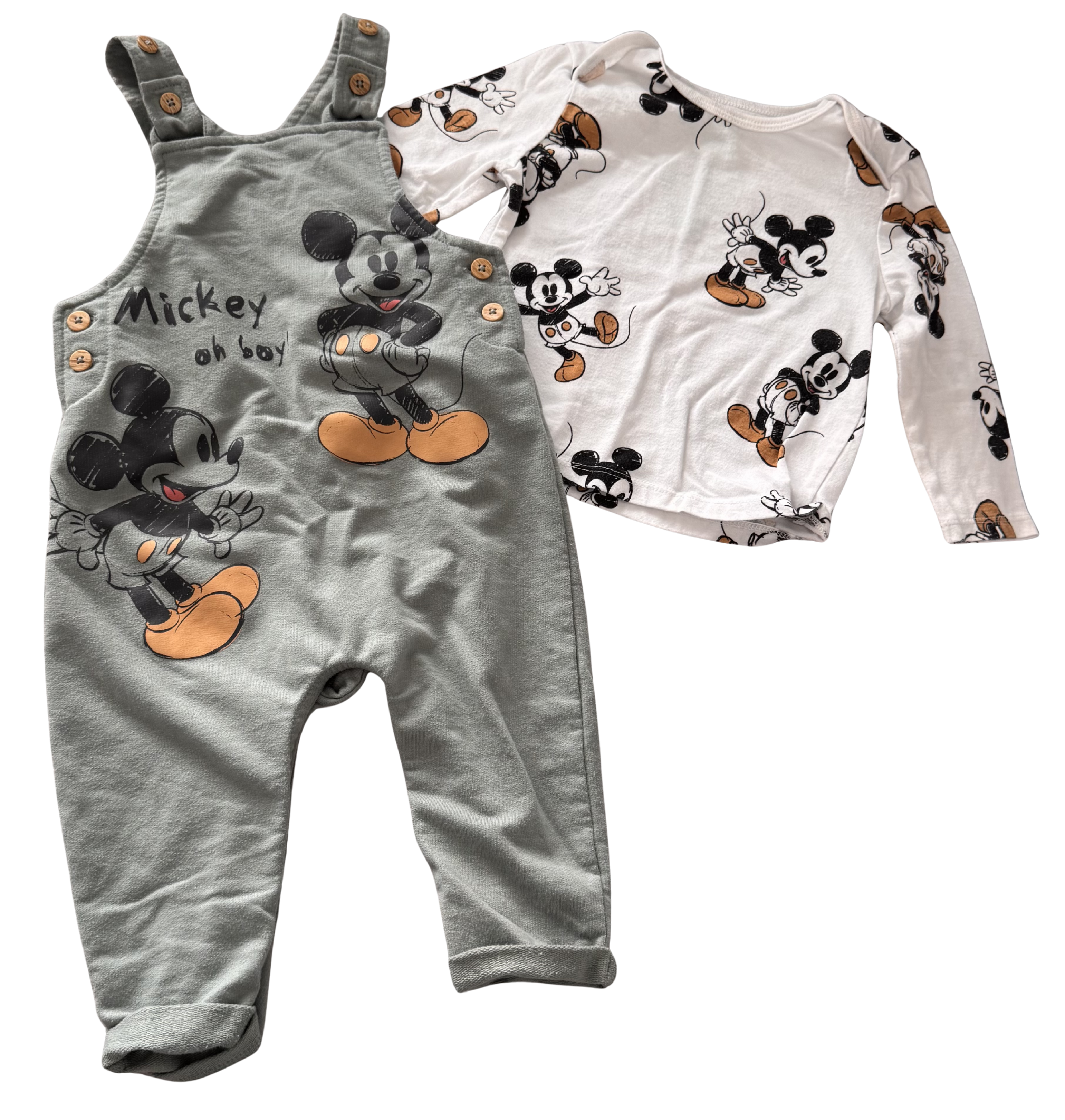 Boys 12-18 Month Mickey Mouse 2-Piece Outfit