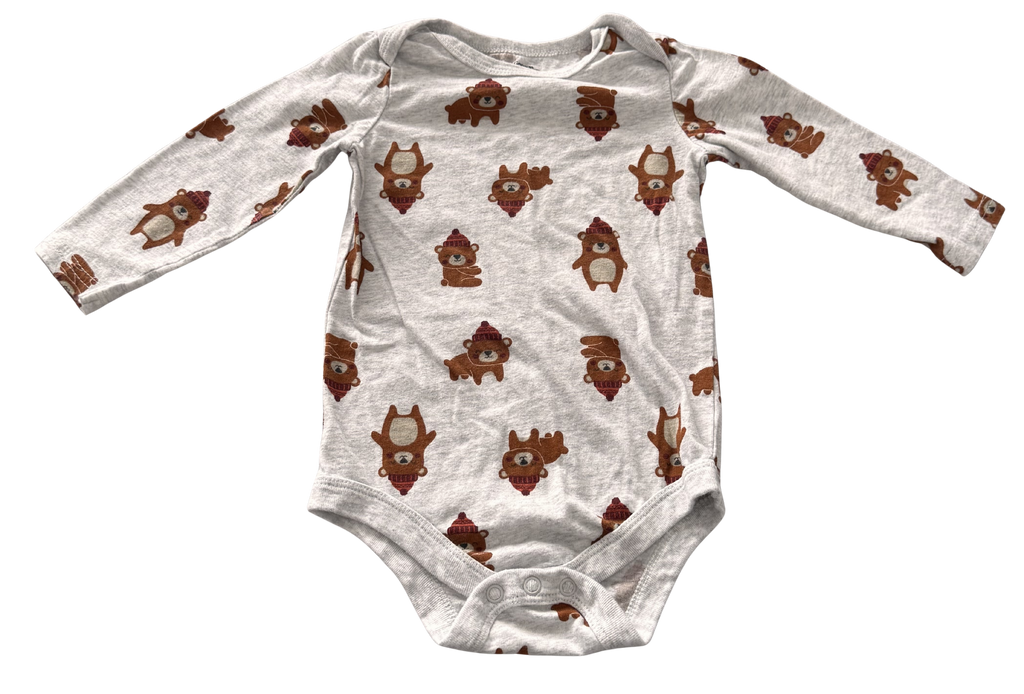 Boys 12-18 Month Long Sleeve Onesie