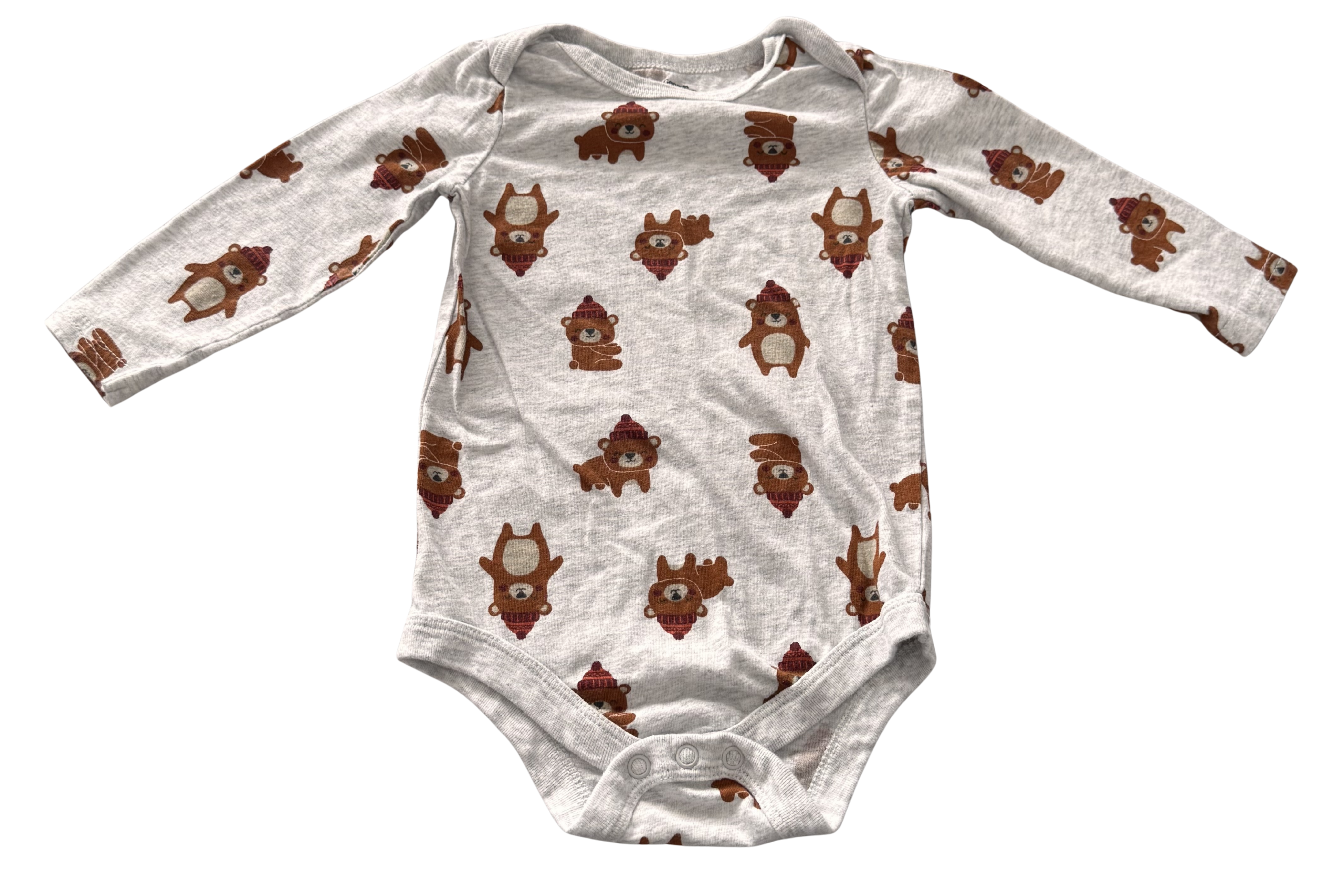 Boys 12-18 Month Long Sleeve Onesie
