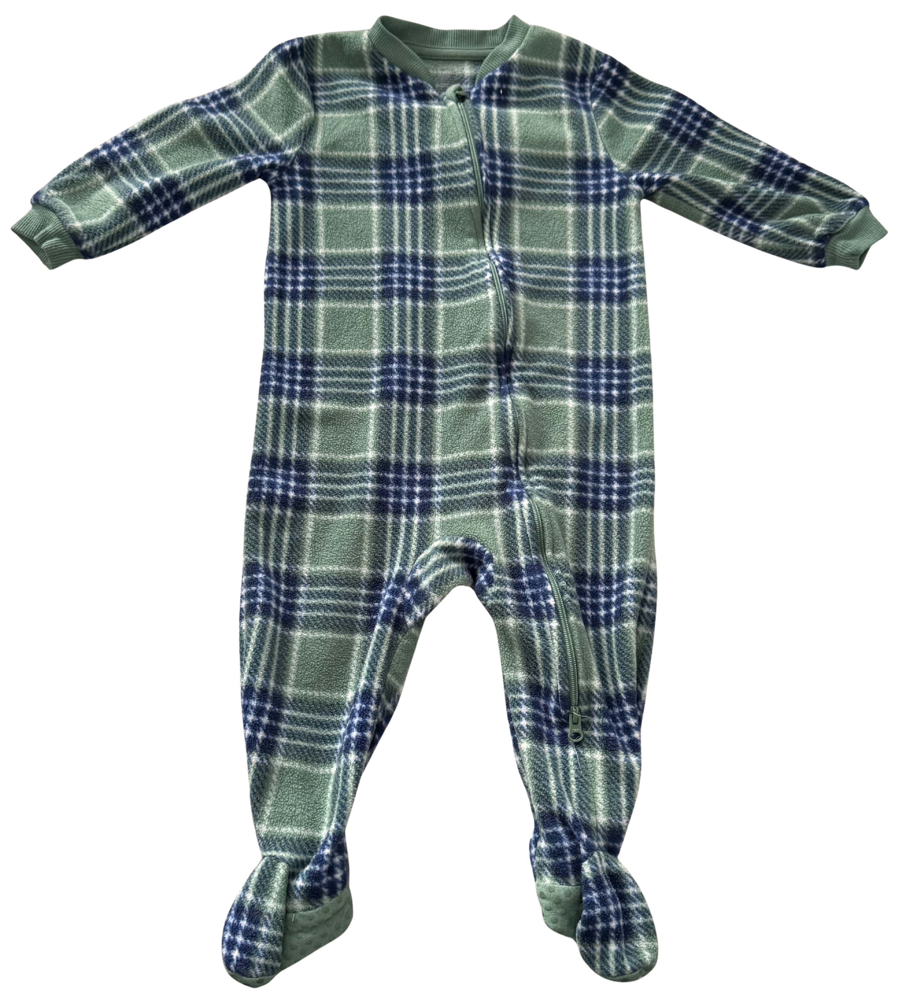 Boys 12-18 Month Footed Pajamas with Zipper