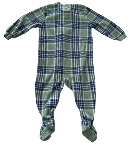 Boys 12-18 Month Footed Pajamas with Zipper