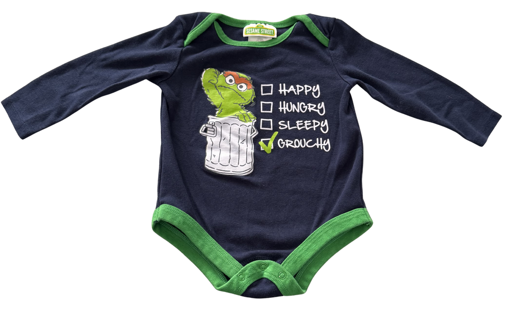 Boys 12-18 Month Sesame Street Long Sleeve Onesie