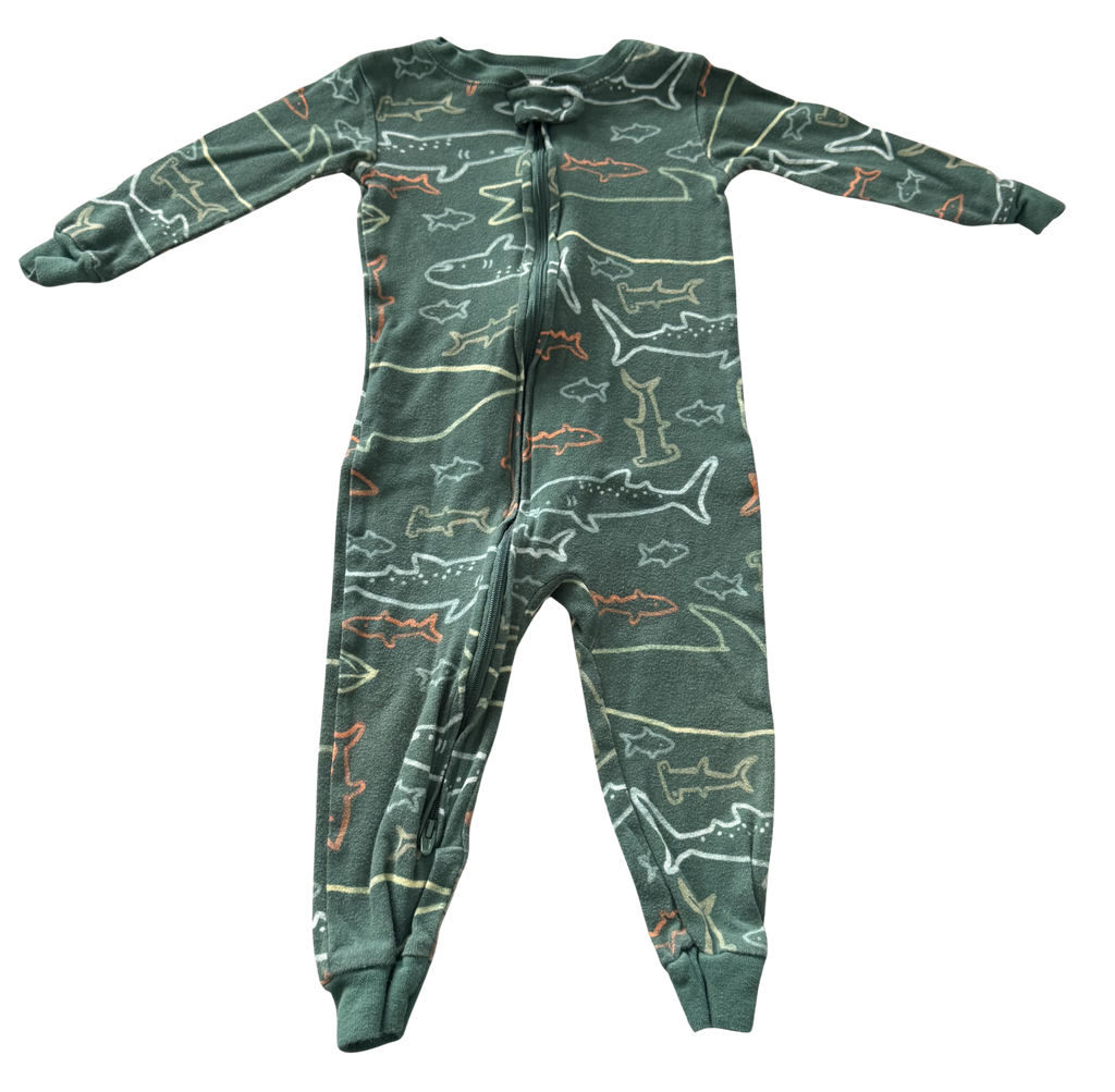 Boys 18 Month Pajamas with Zipper