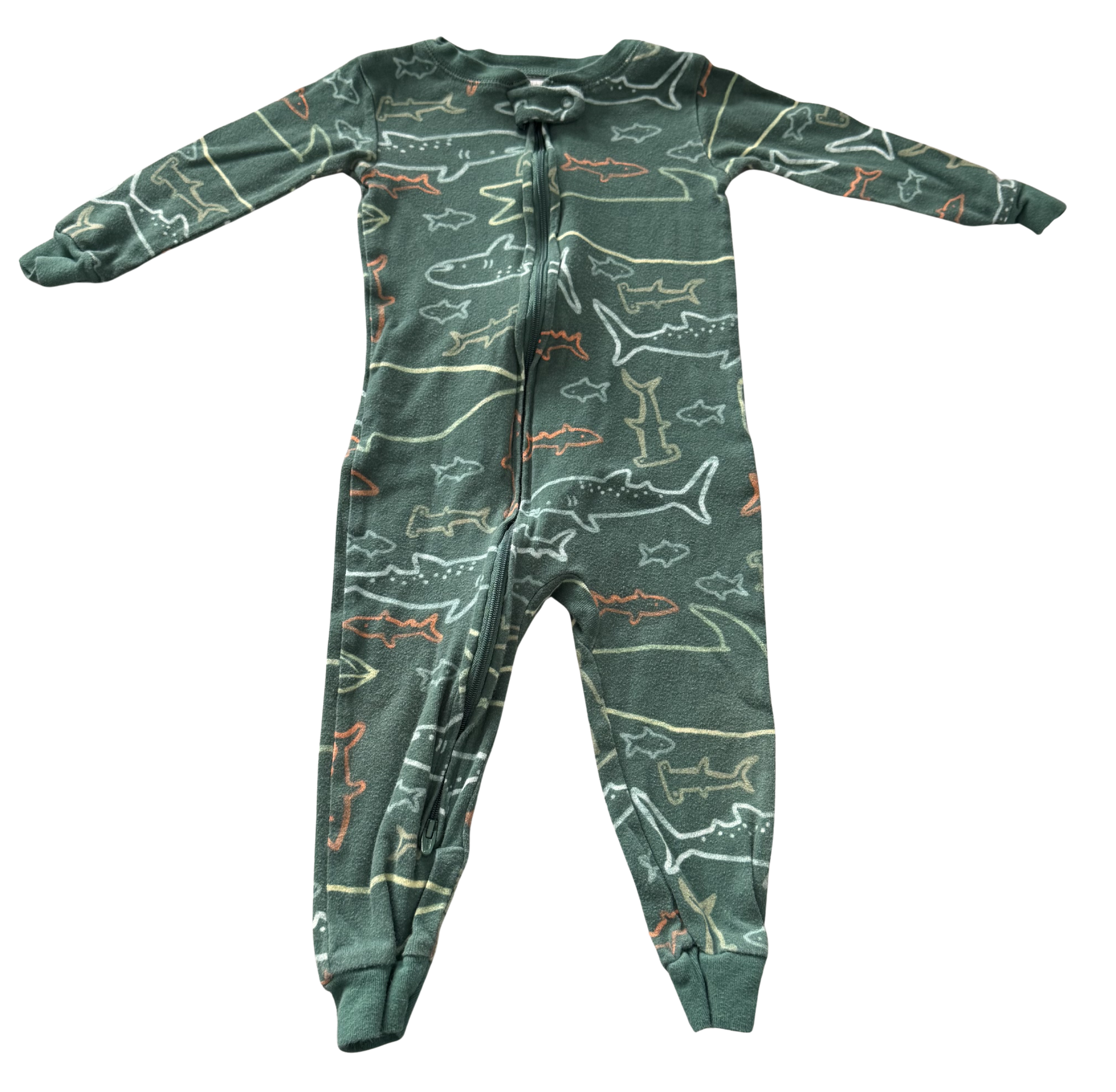 Boys 18 Month Pajamas with Zipper