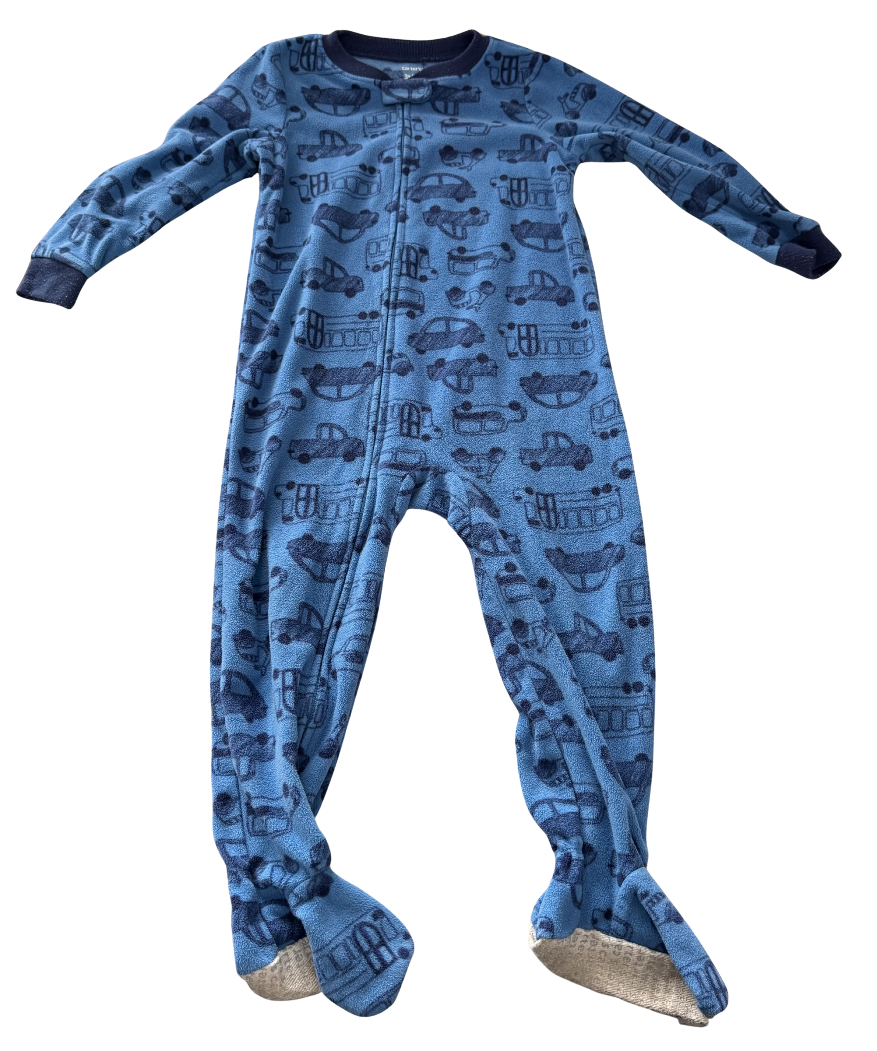 Boys 3T Footed Pajamas with Zipper
