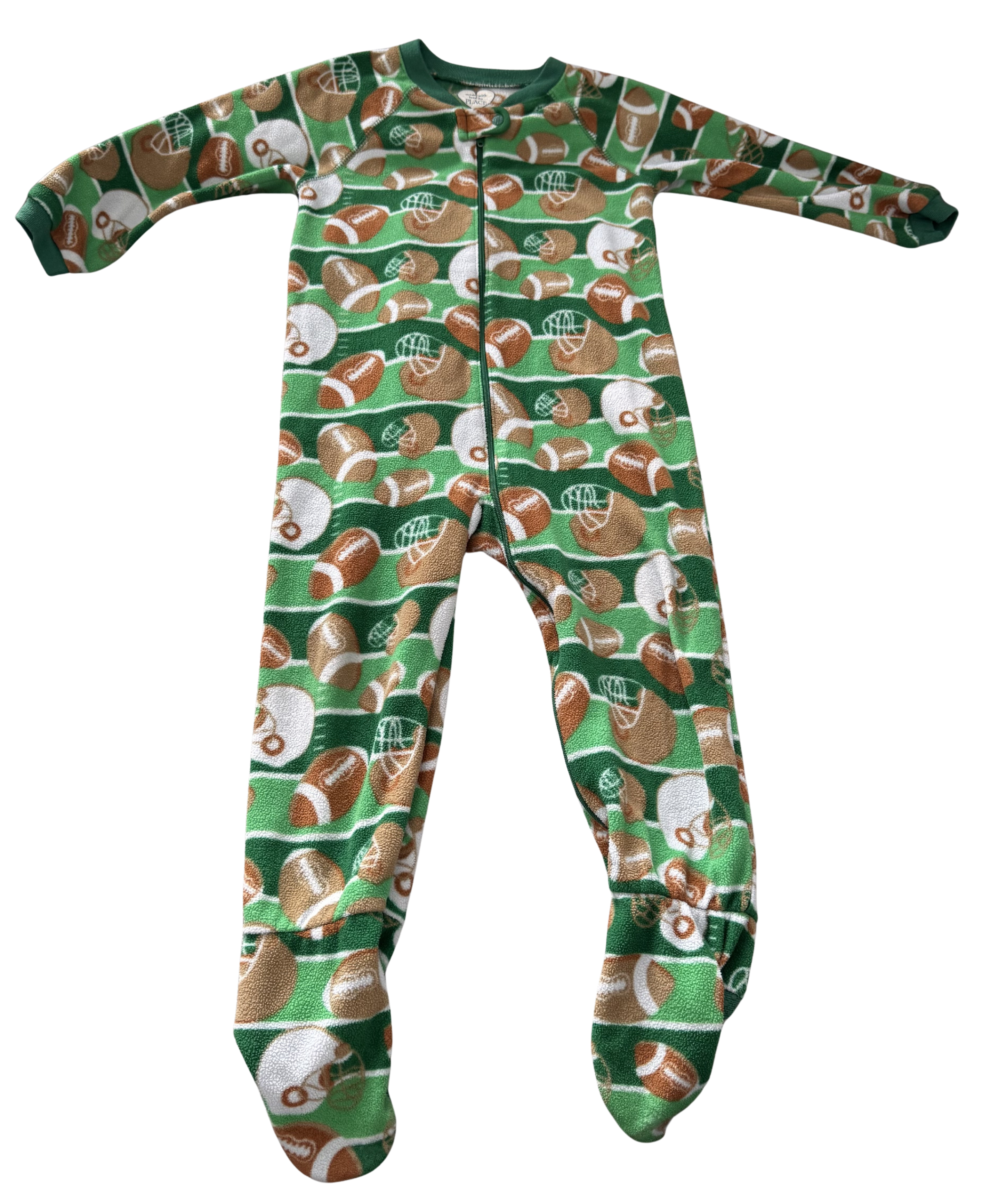 Boys 3T Footed Pajamas with Zipper