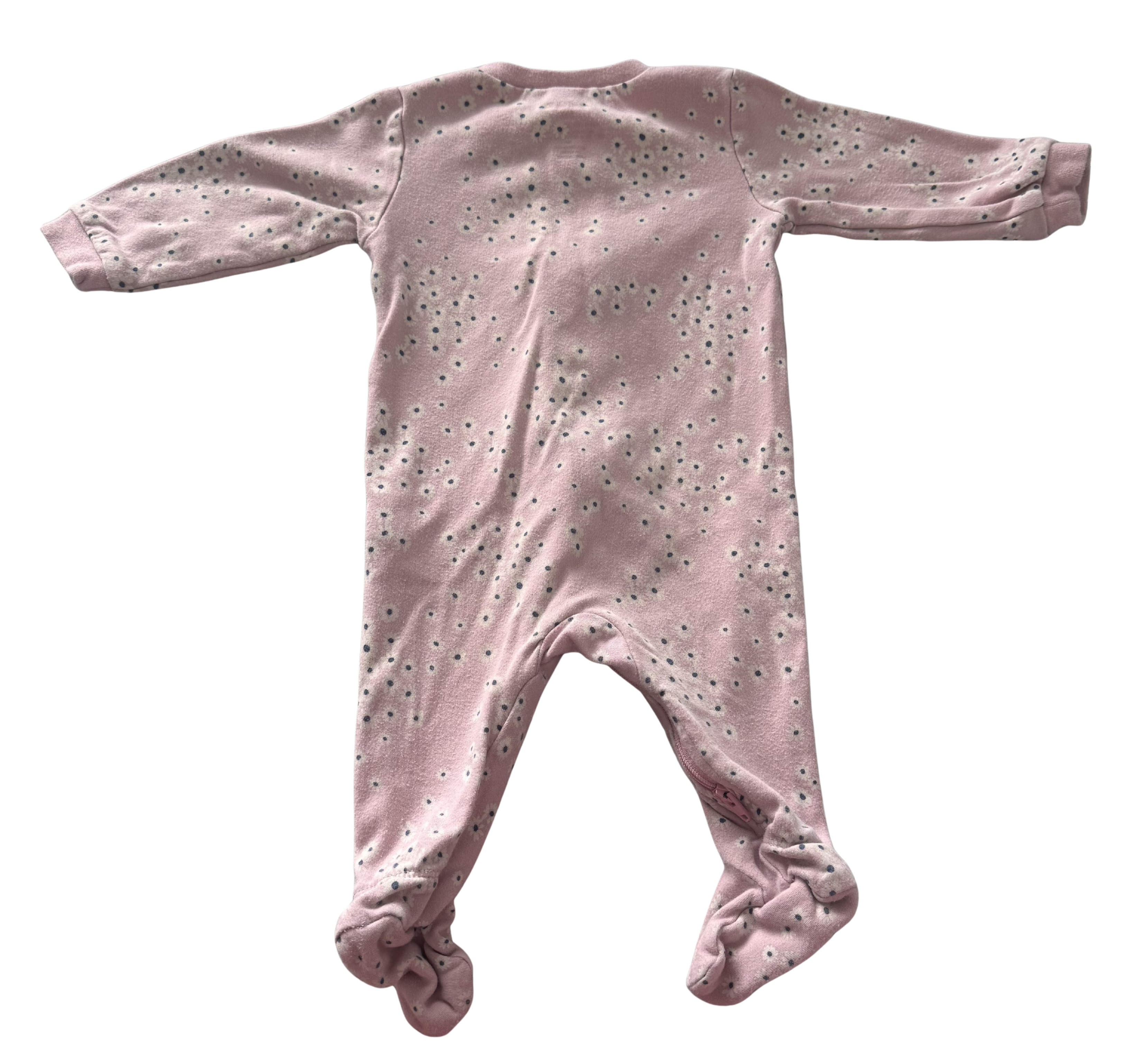Girls 3 Month Footed Pajamas with Zipper