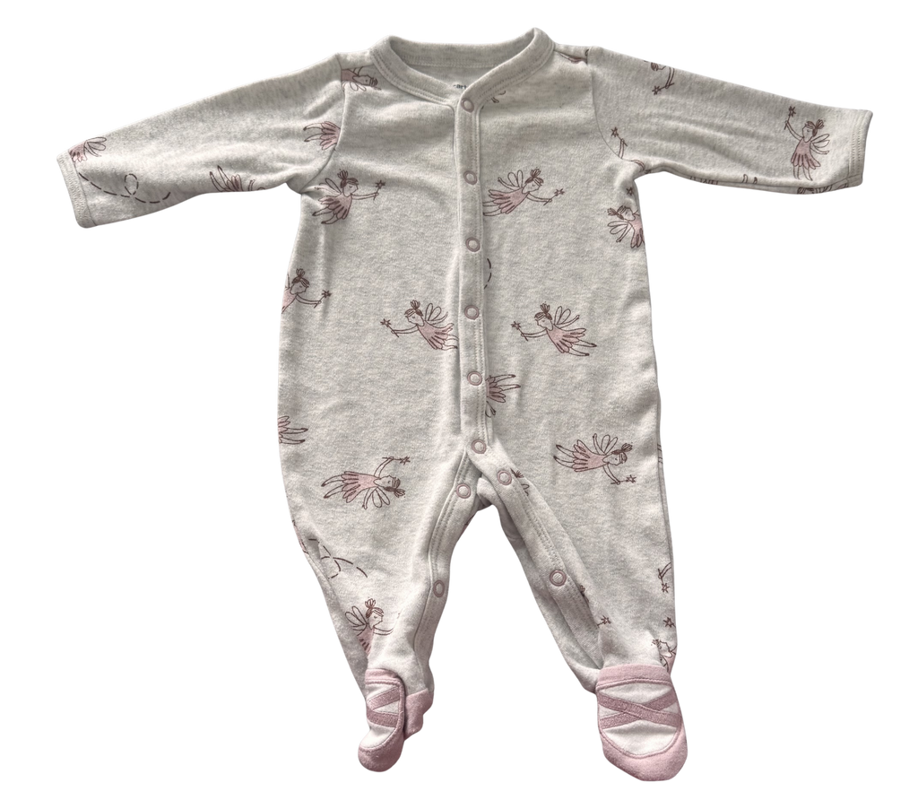 Girls 3 Month Footed Pajamas
