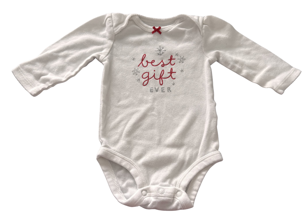Girls 3 Month Long Sleeve Onesie