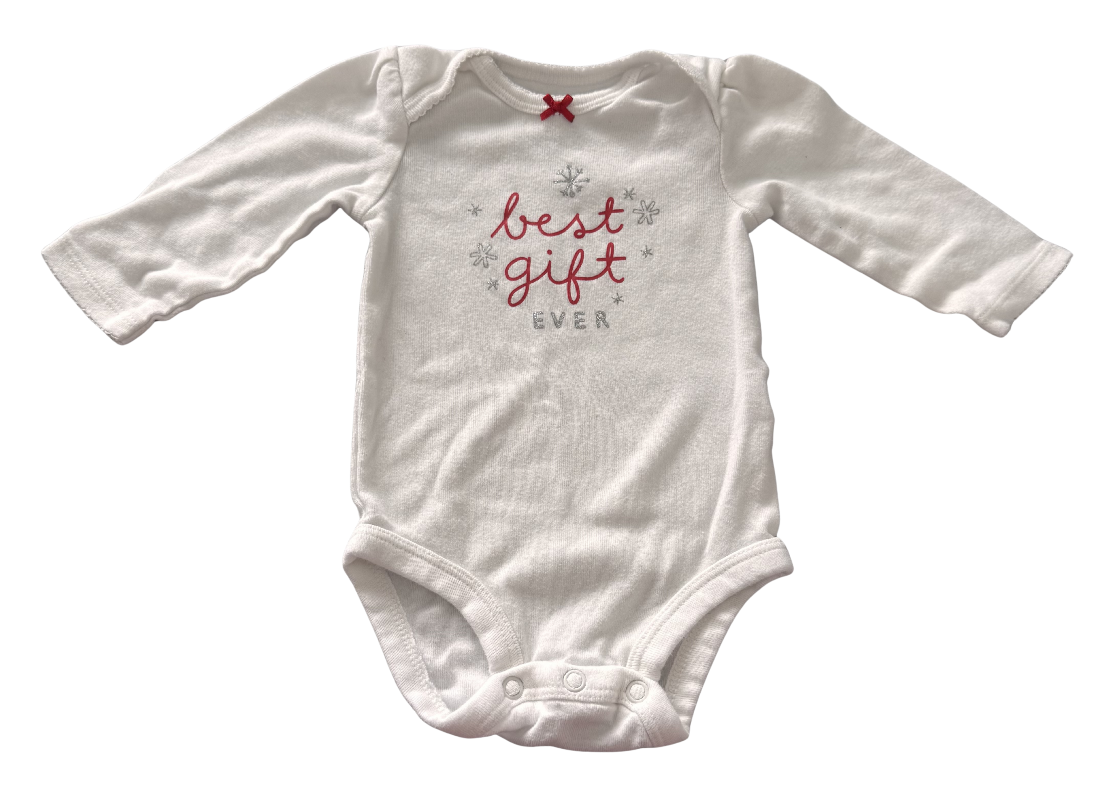 Girls 3 Month Long Sleeve Onesie