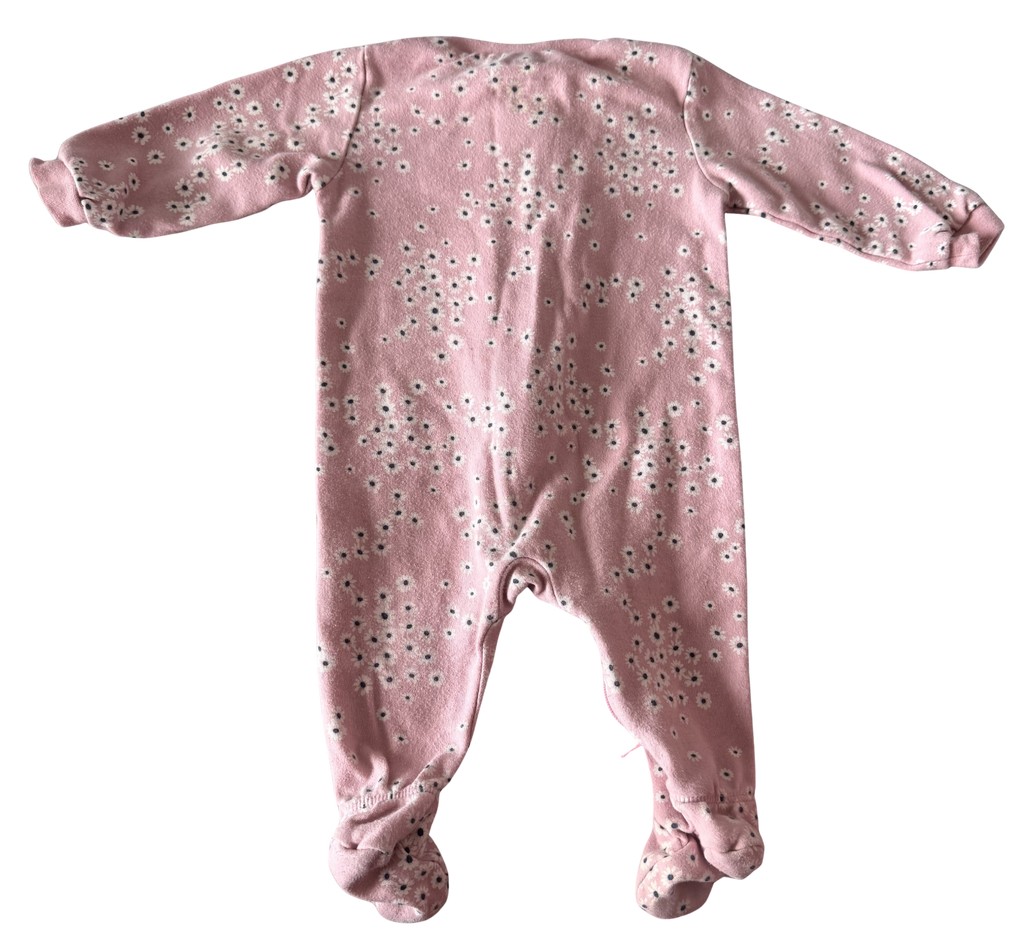 Girls 3 Month Footed Pajamas with Zipper