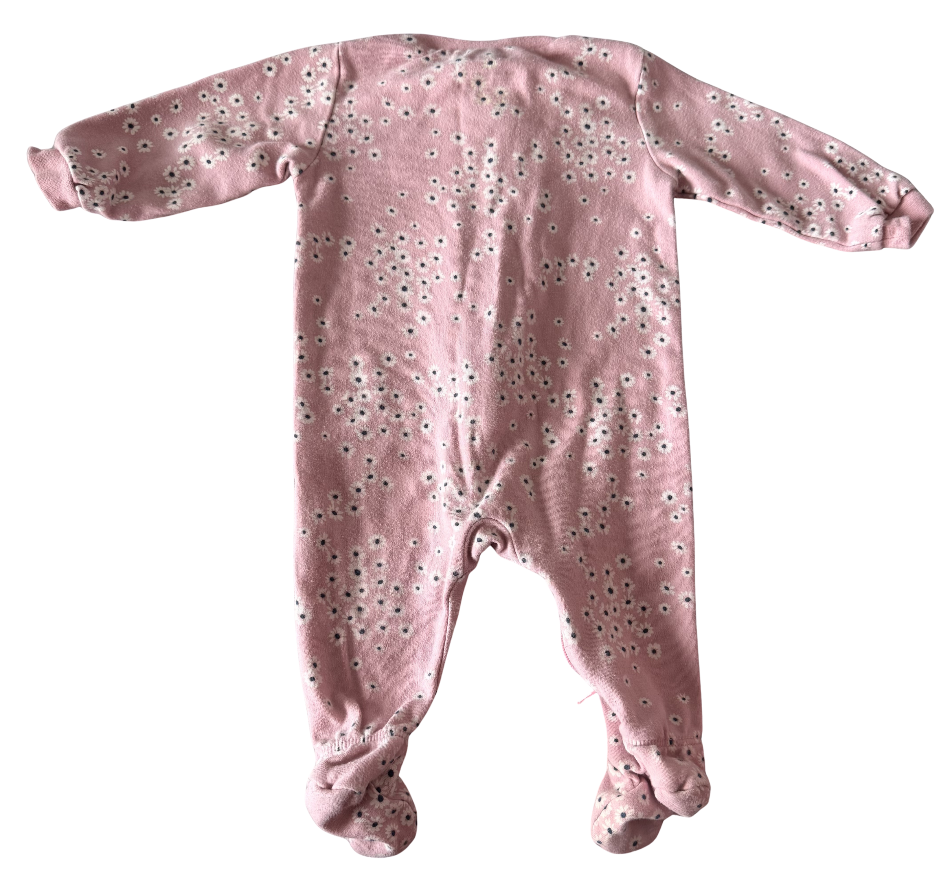 Girls 3 Month Footed Pajamas with Zipper