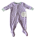 Girls 3 Month Footed Pajamas with Zipper