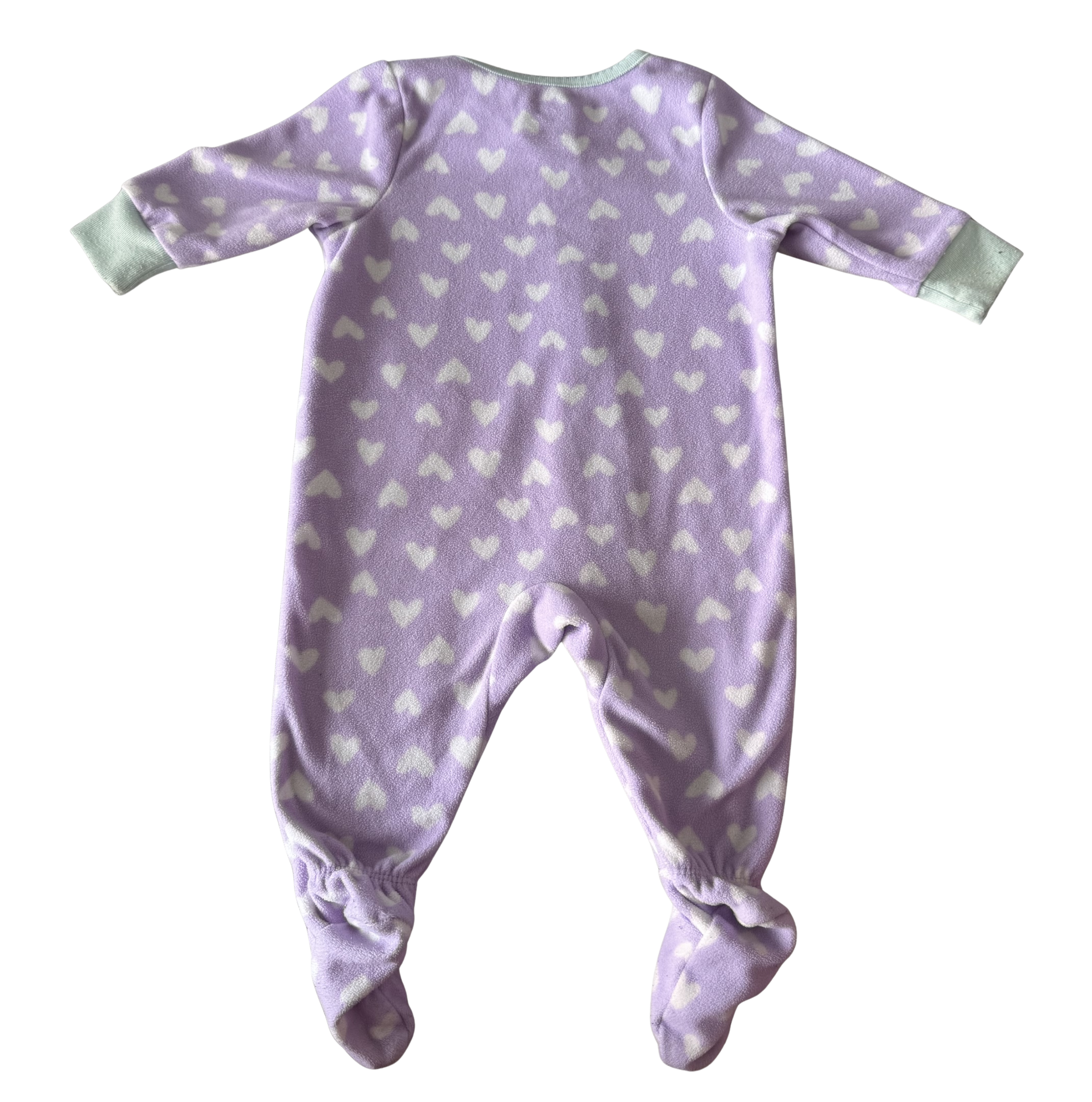 Girls 3 Month Footed Pajamas with Zipper
